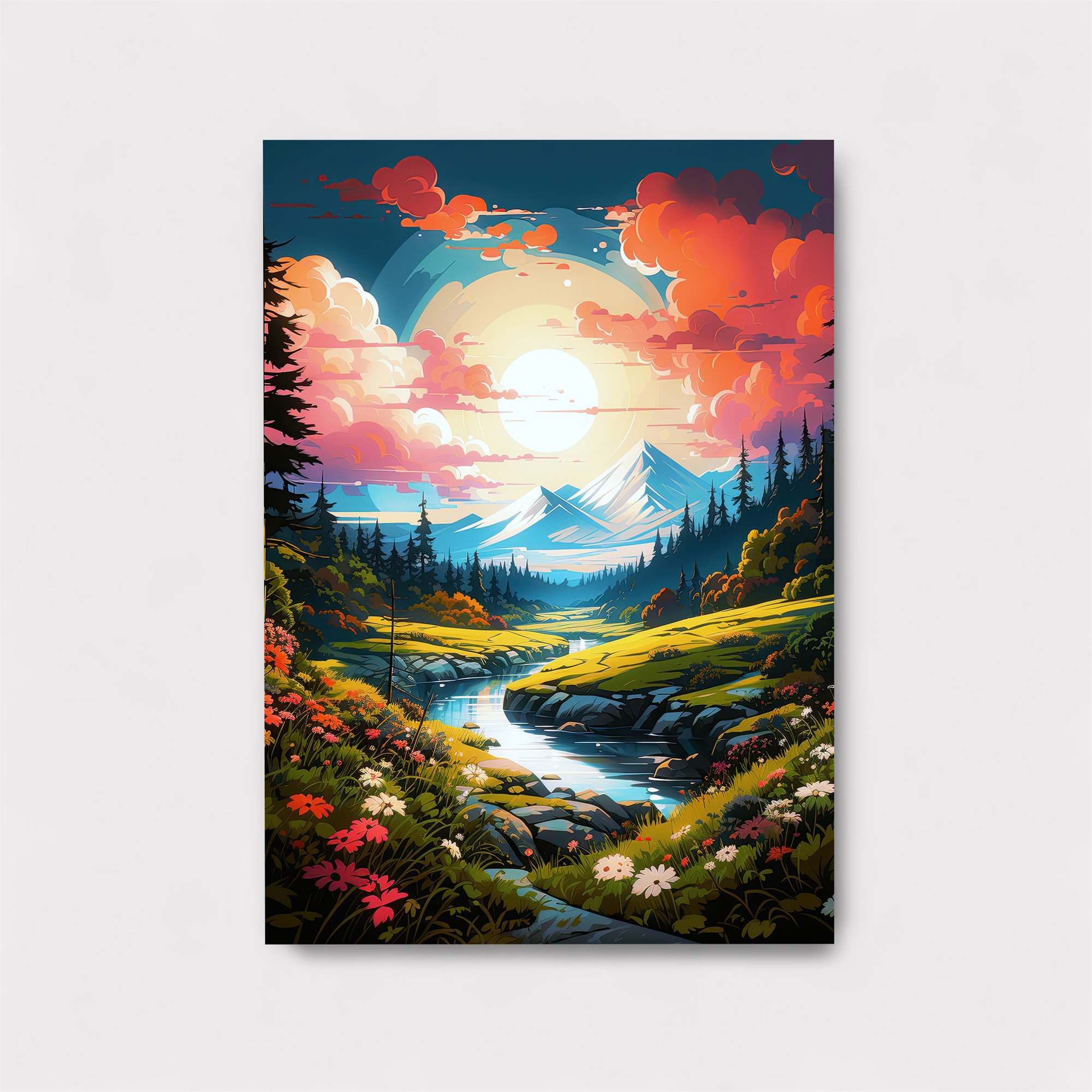 Sunset Serenity Safe Wall Magnetic / M