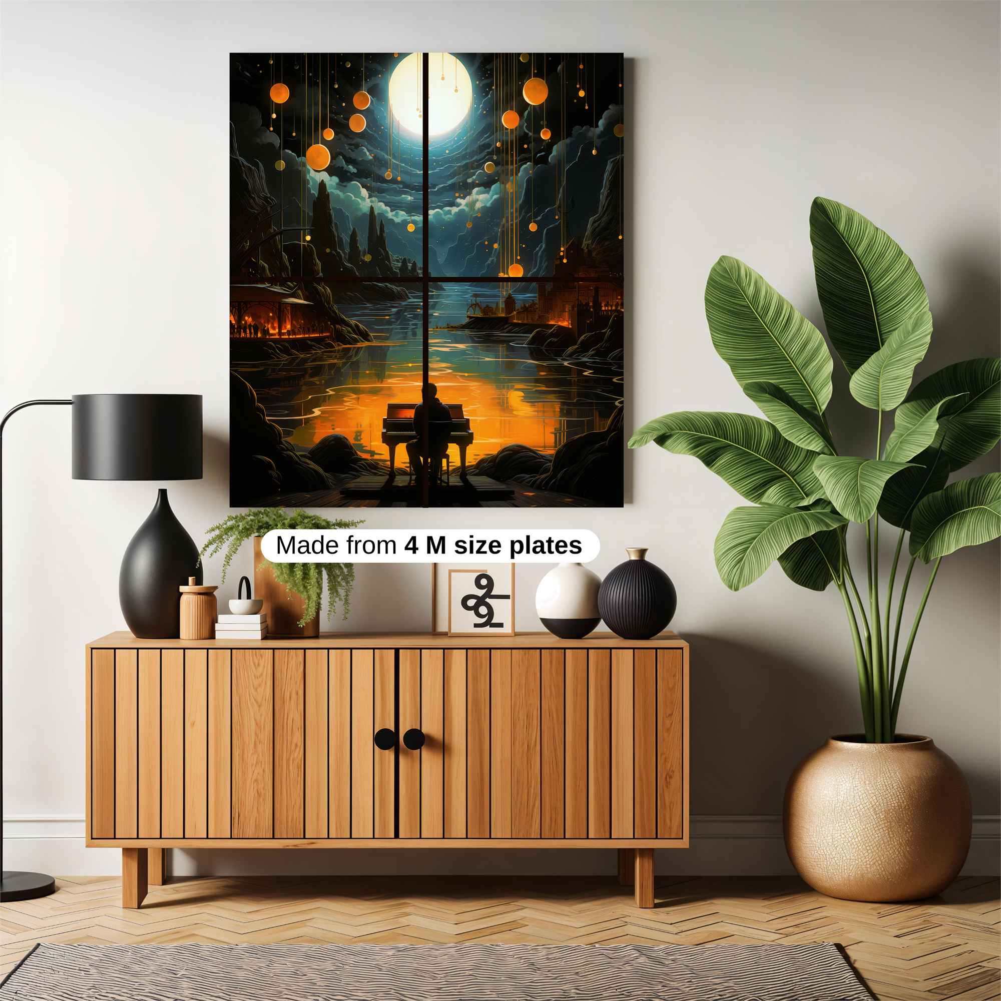 Moonlit Serenity Safe Wall Magnetic / M