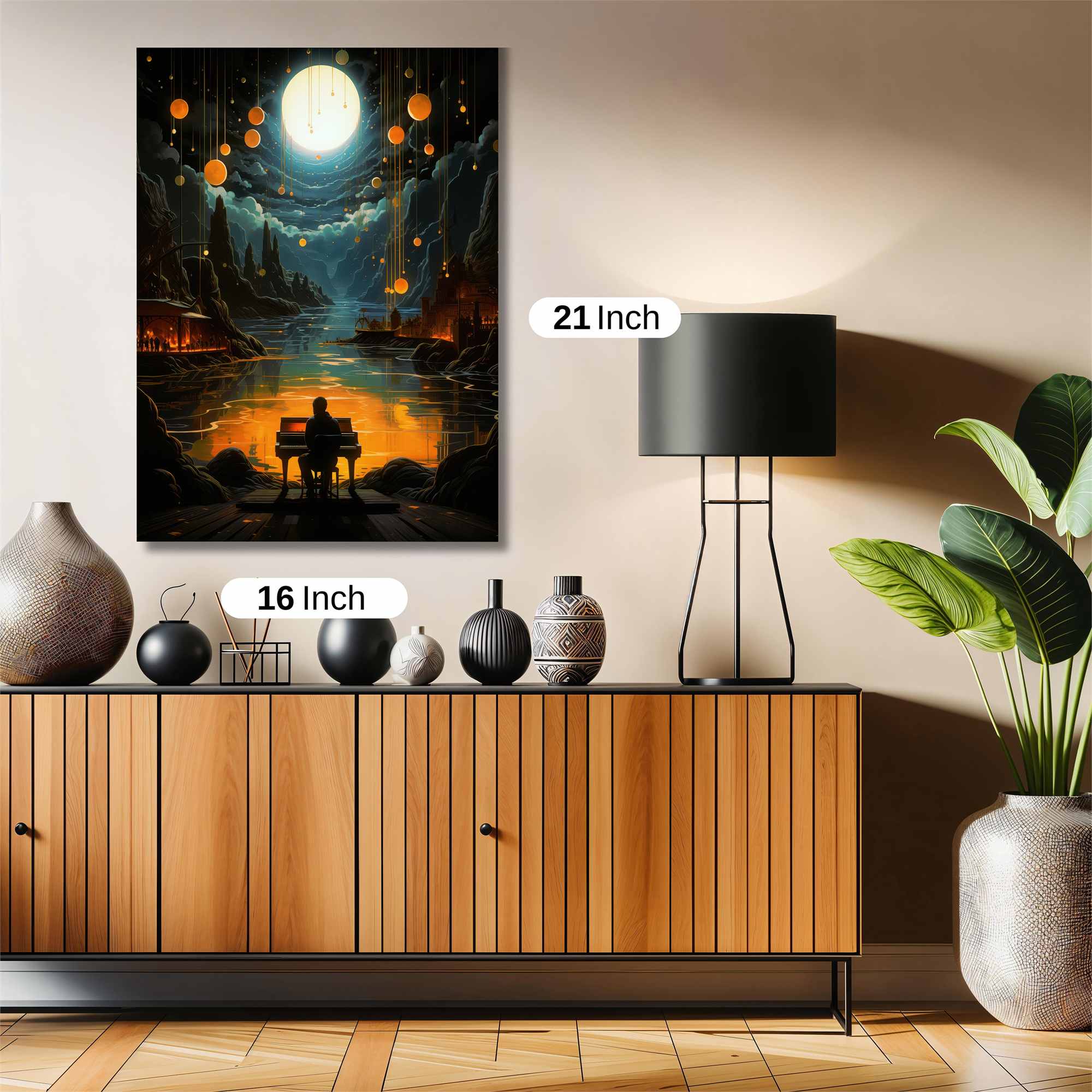 Moonlit Serenity Safe Wall Magnetic / M