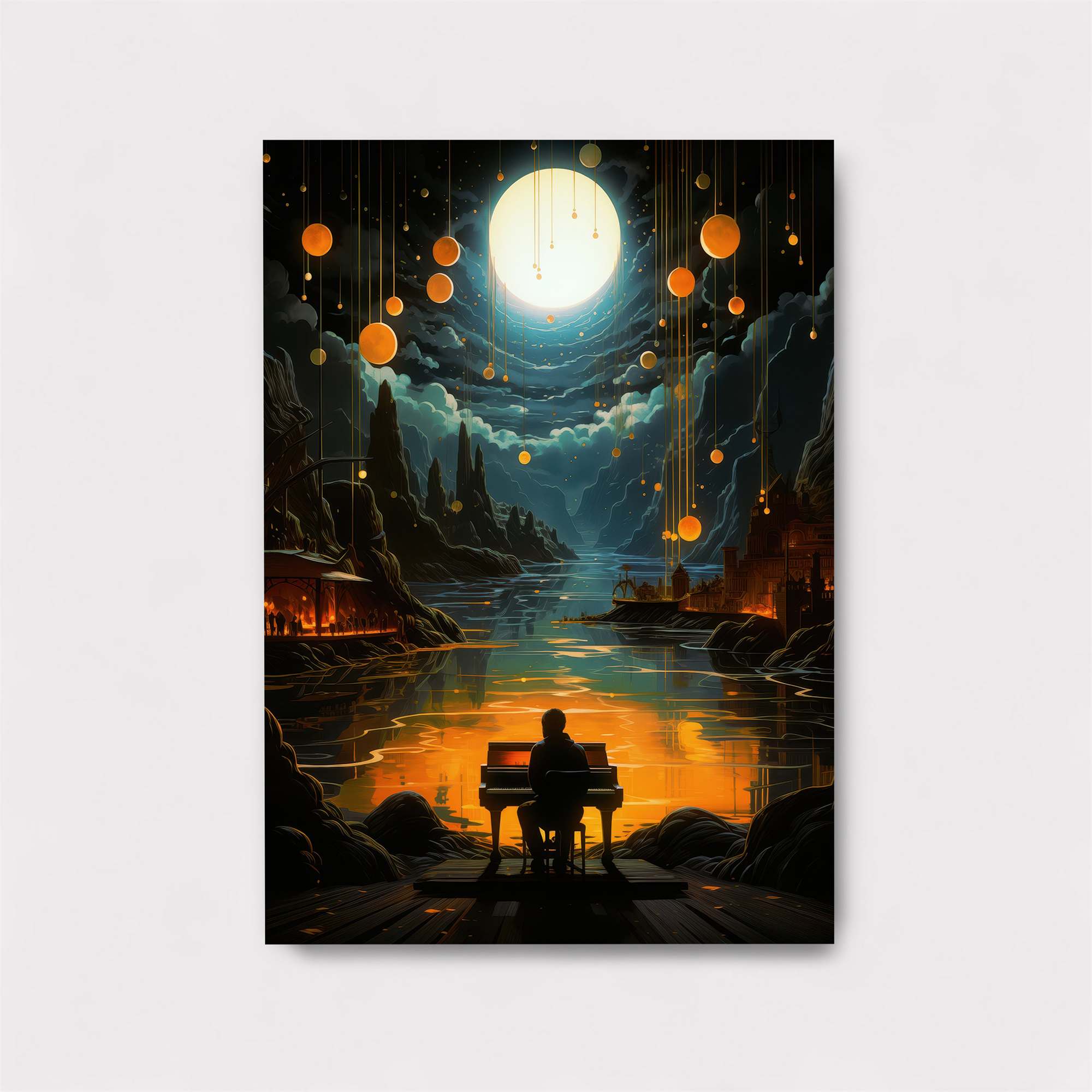 Moonlit Serenity Safe Wall Magnetic / M