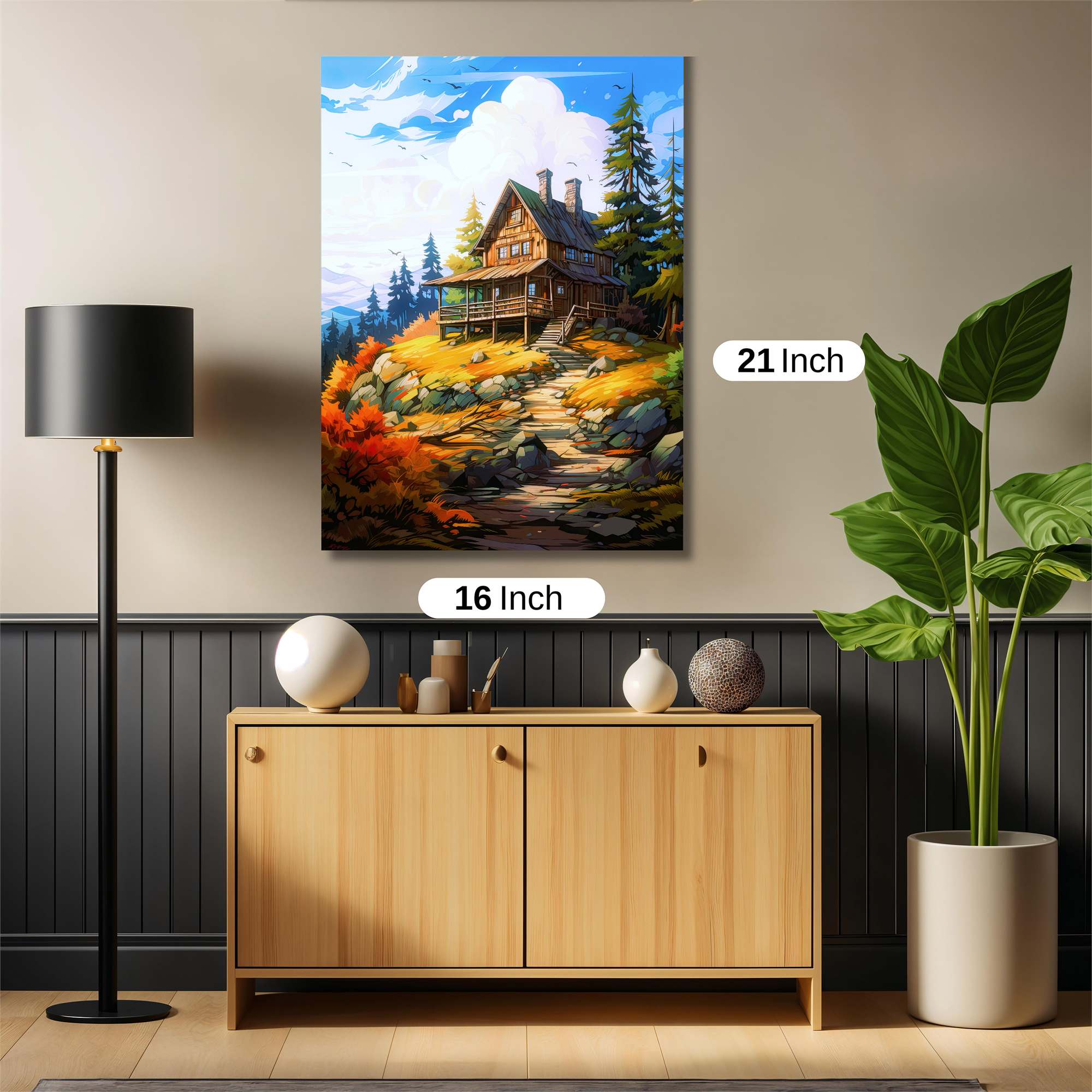 Cabin Serenity Safe Wall Magnetic / M