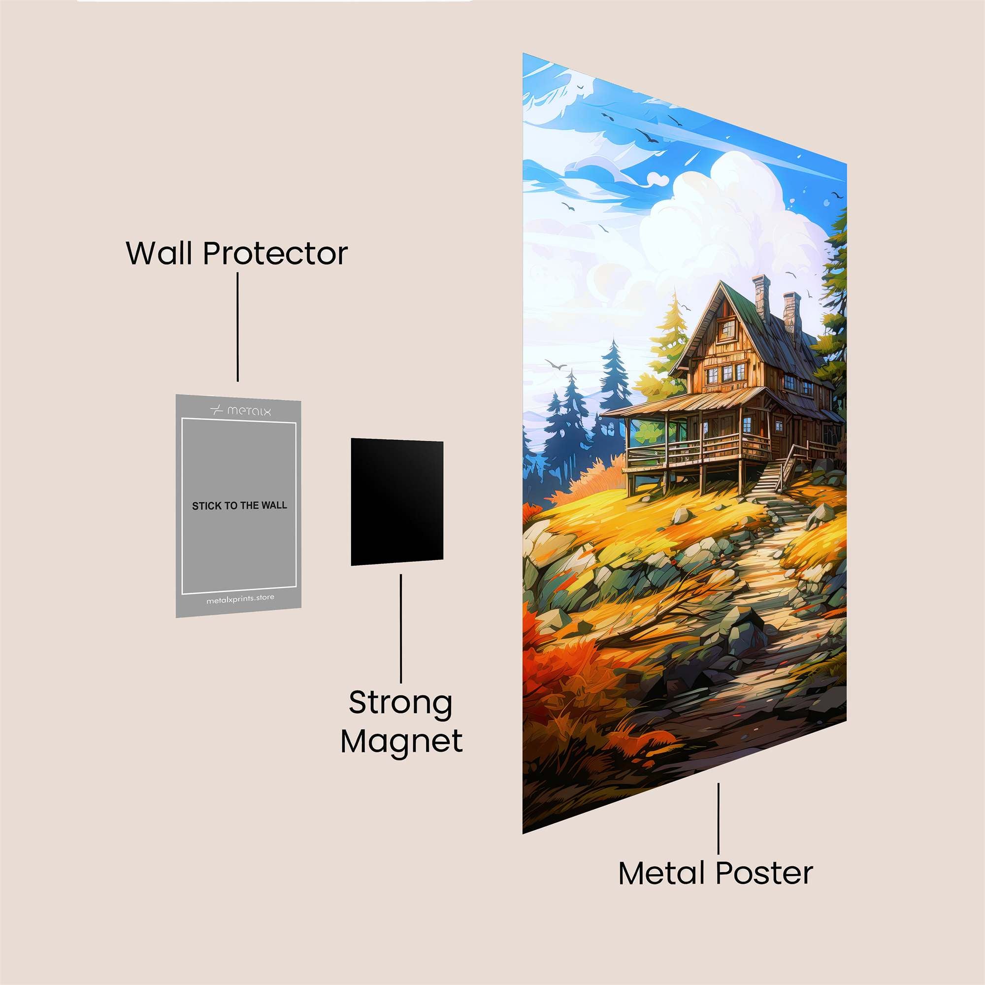 Cabin Serenity Safe Wall Magnetic / M