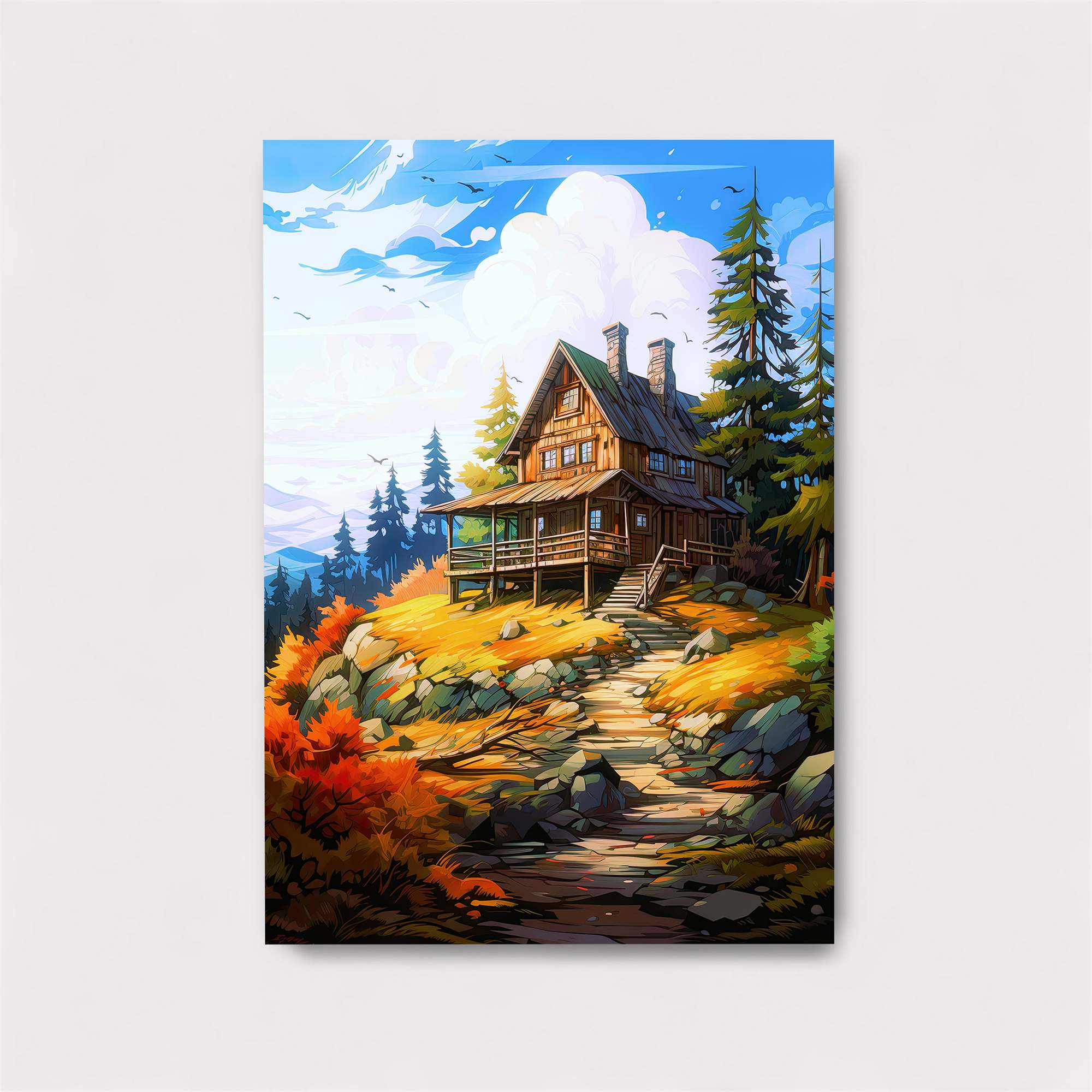 Cabin Serenity Safe Wall Magnetic / M