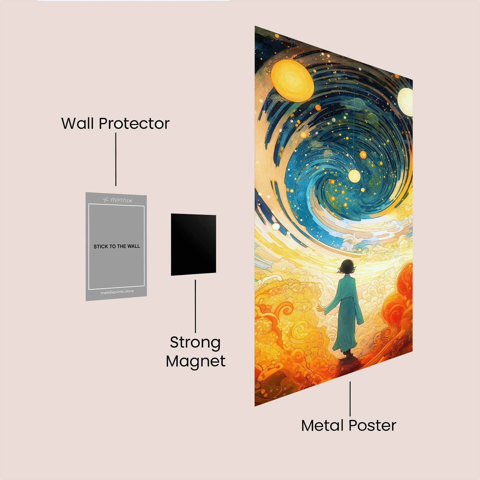 Cosmic Wonder Safe Wall Magnetic / M