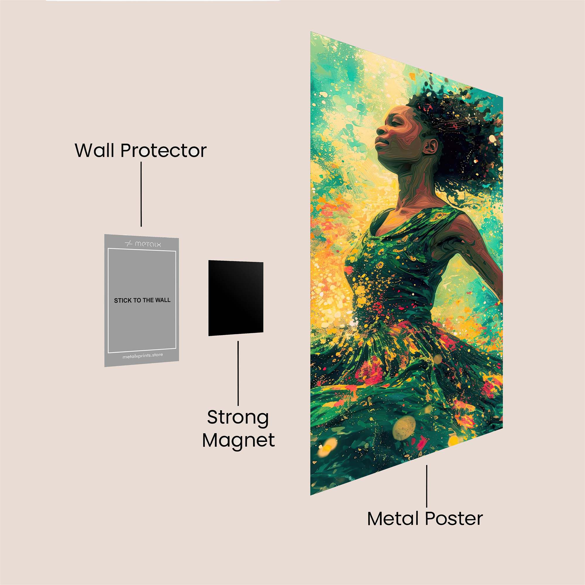 Freedom Burst Safe Wall Magnetic / M