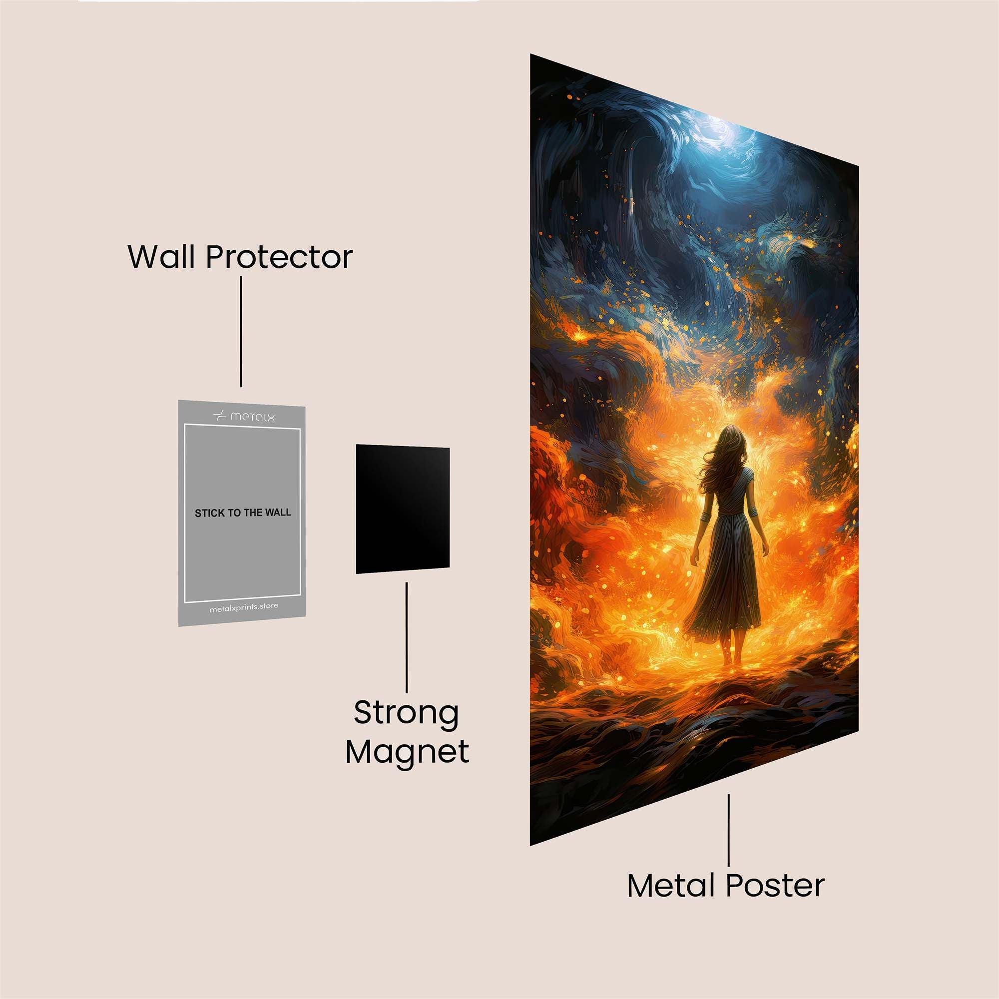 Phoenix Ascension Safe Wall Magnetic / M