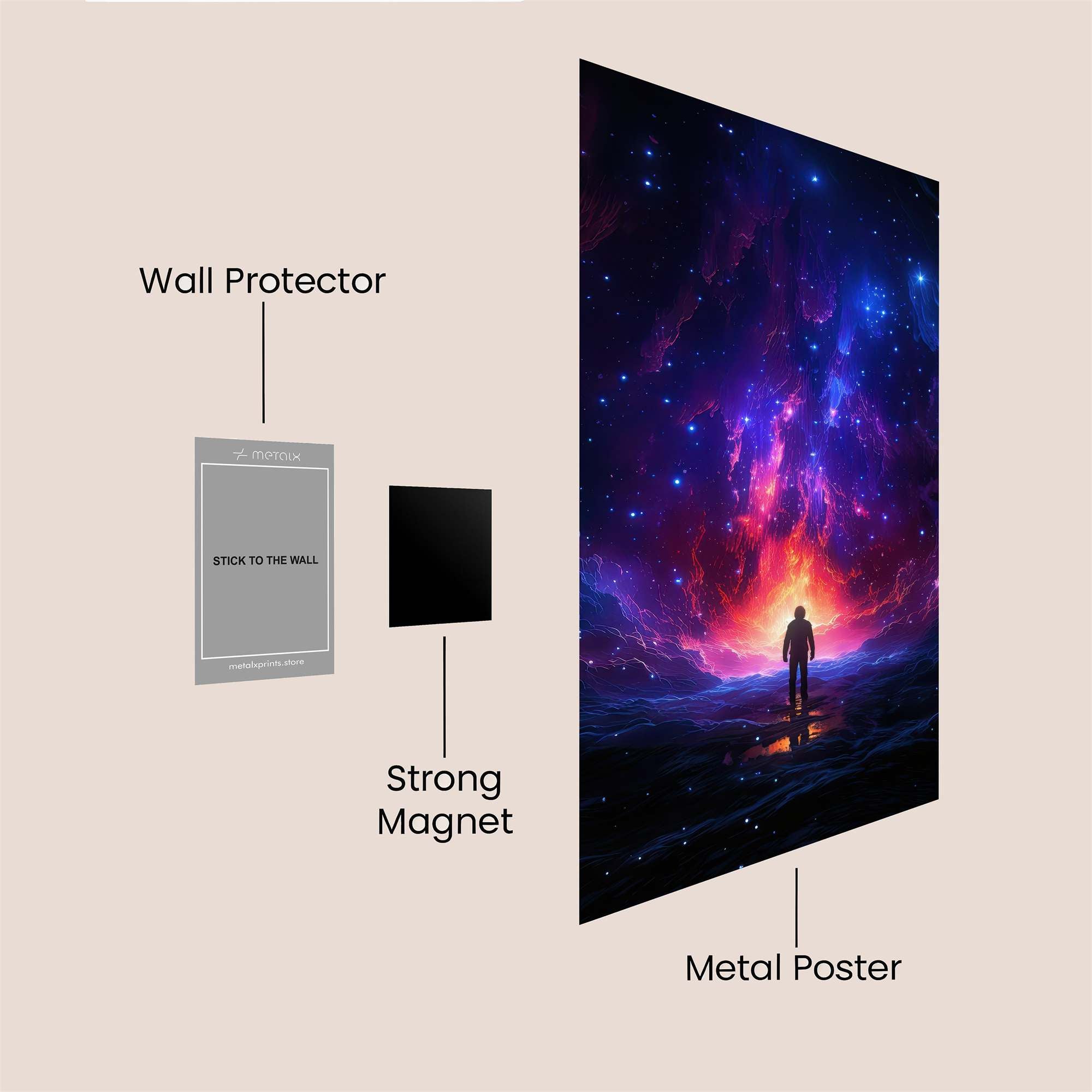 Cosmic Wonder Safe Wall Magnetic / M
