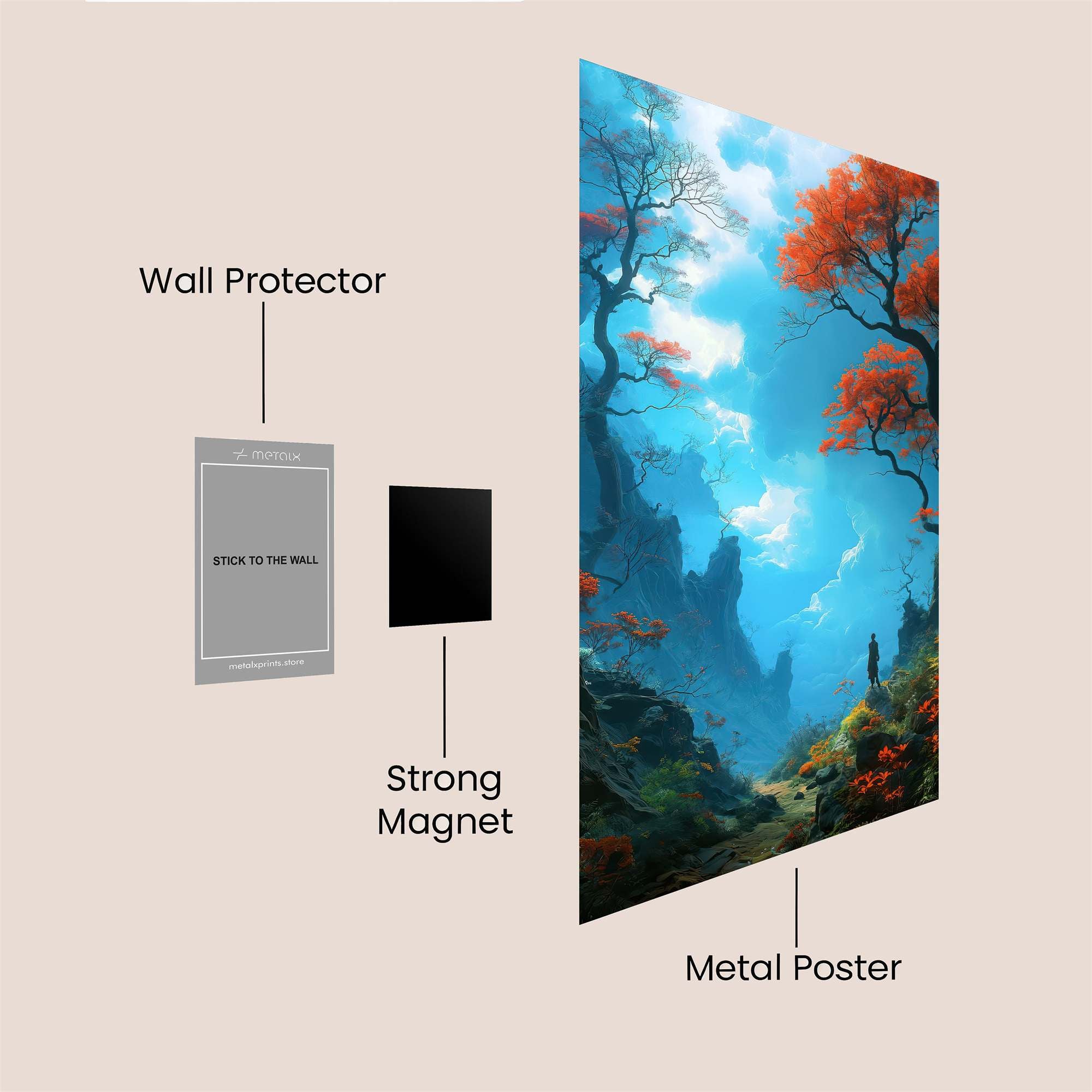 Autumnal Serenity Safe Wall Magnetic / M