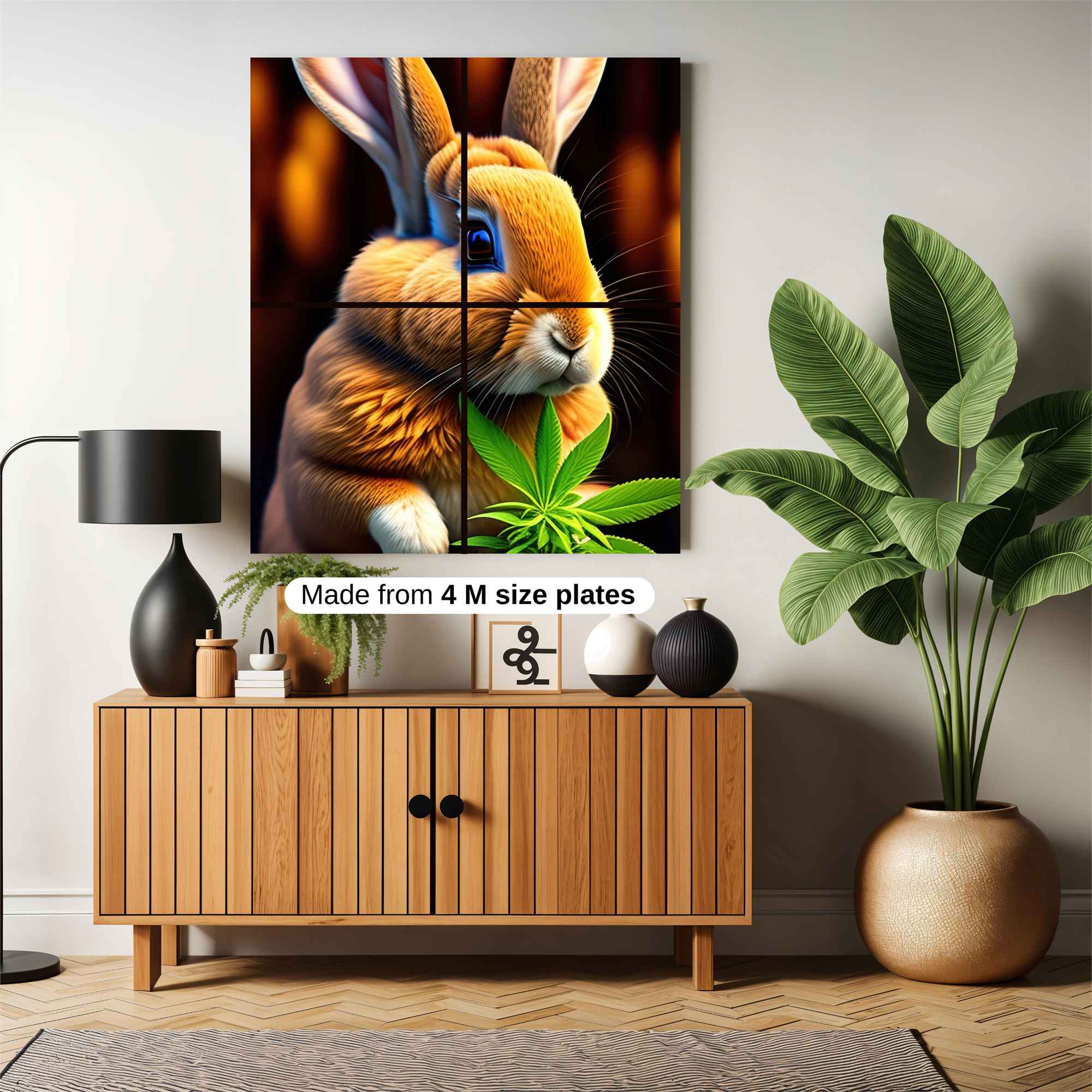 Bunny Bliss Safe Wall Magnetic / M