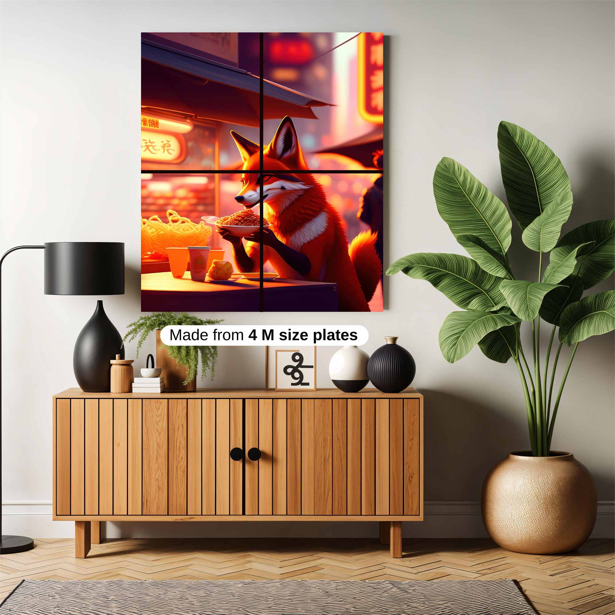 Fox Feast Safe Wall Magnetic / M