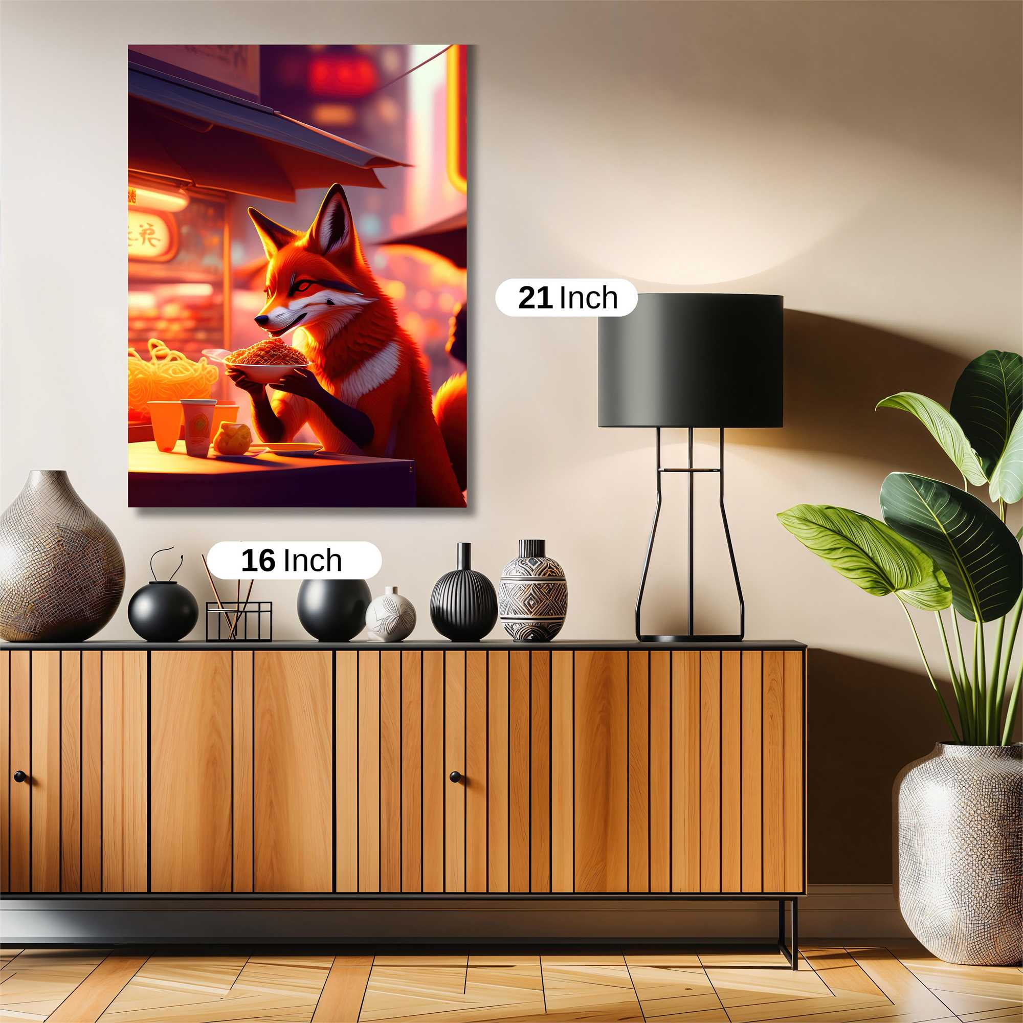 Fox Feast Safe Wall Magnetic / M