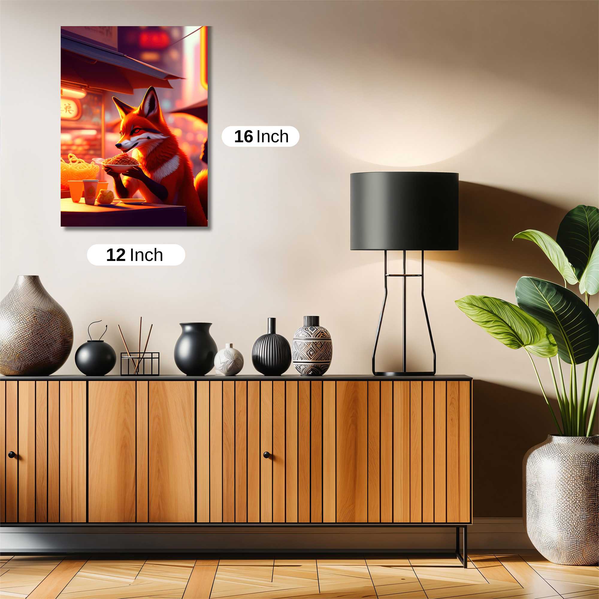 Fox Feast Safe Wall Magnetic / M