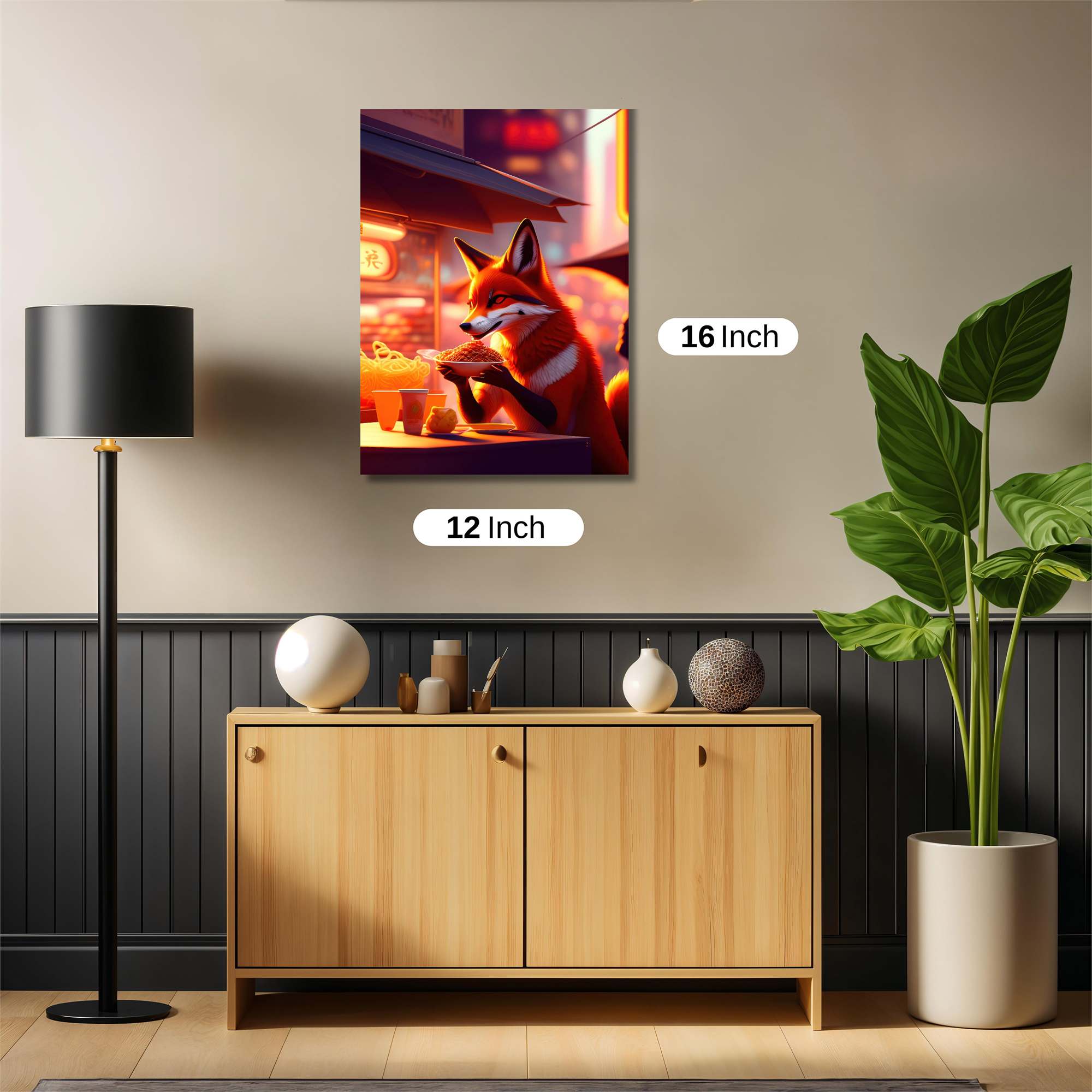 Fox Feast Safe Wall Magnetic / M