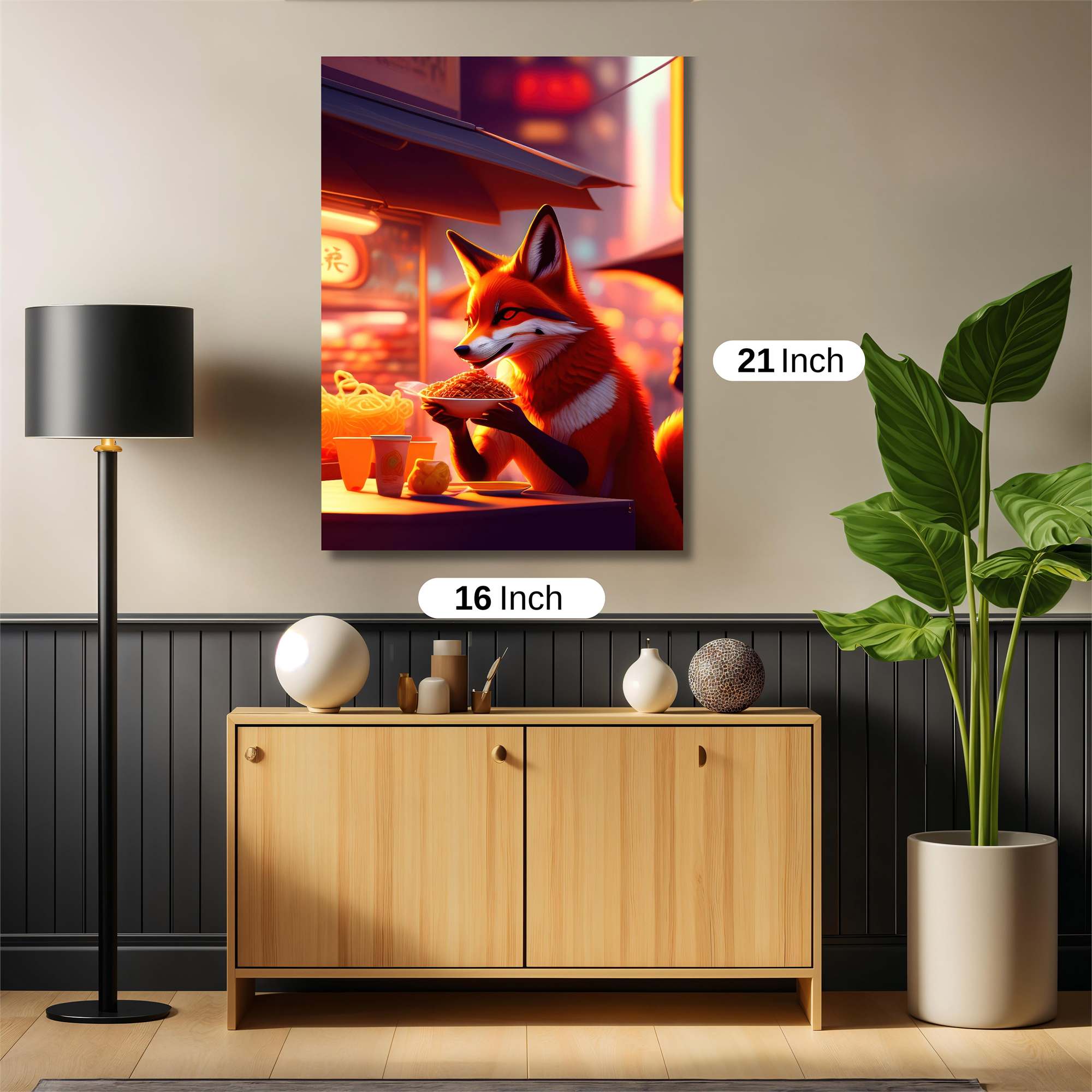 Fox Feast Safe Wall Magnetic / M