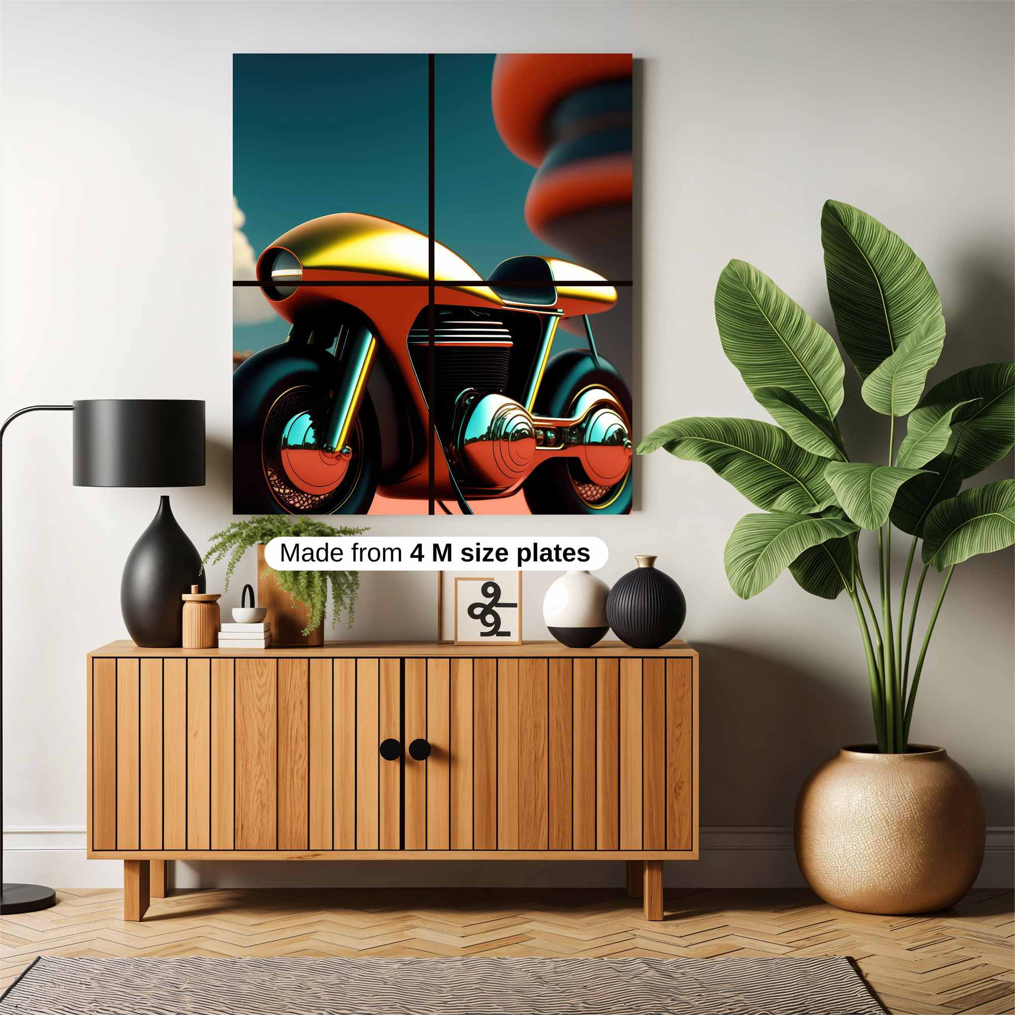 RetroFuturistic Safe Wall Magnetic / M