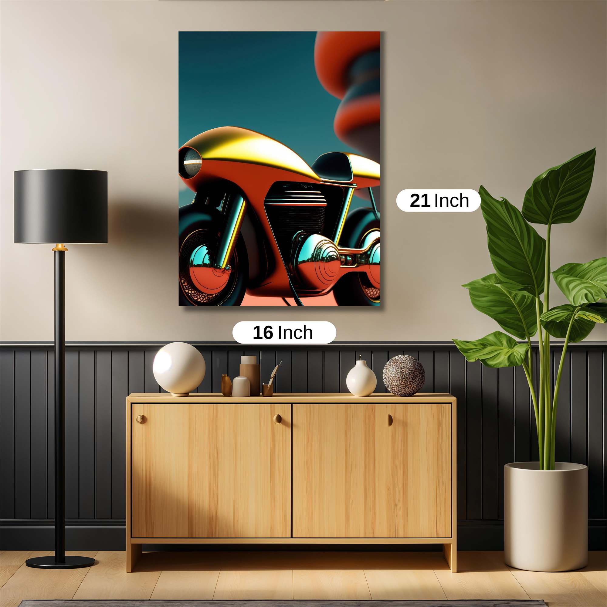 RetroFuturistic Safe Wall Magnetic / M