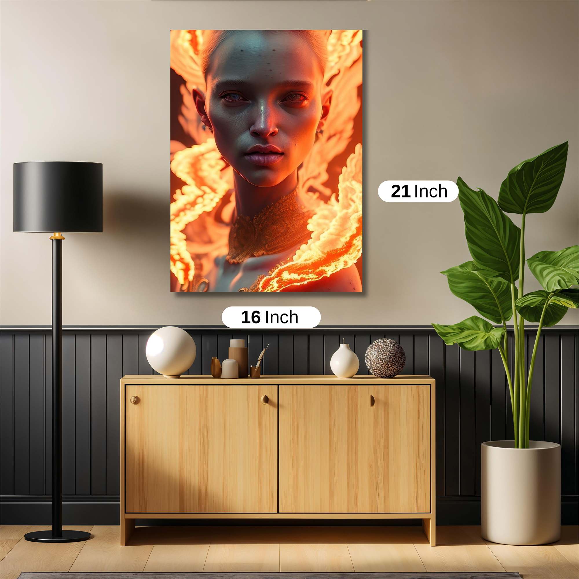 Flame Enigma Safe Wall Magnetic / M