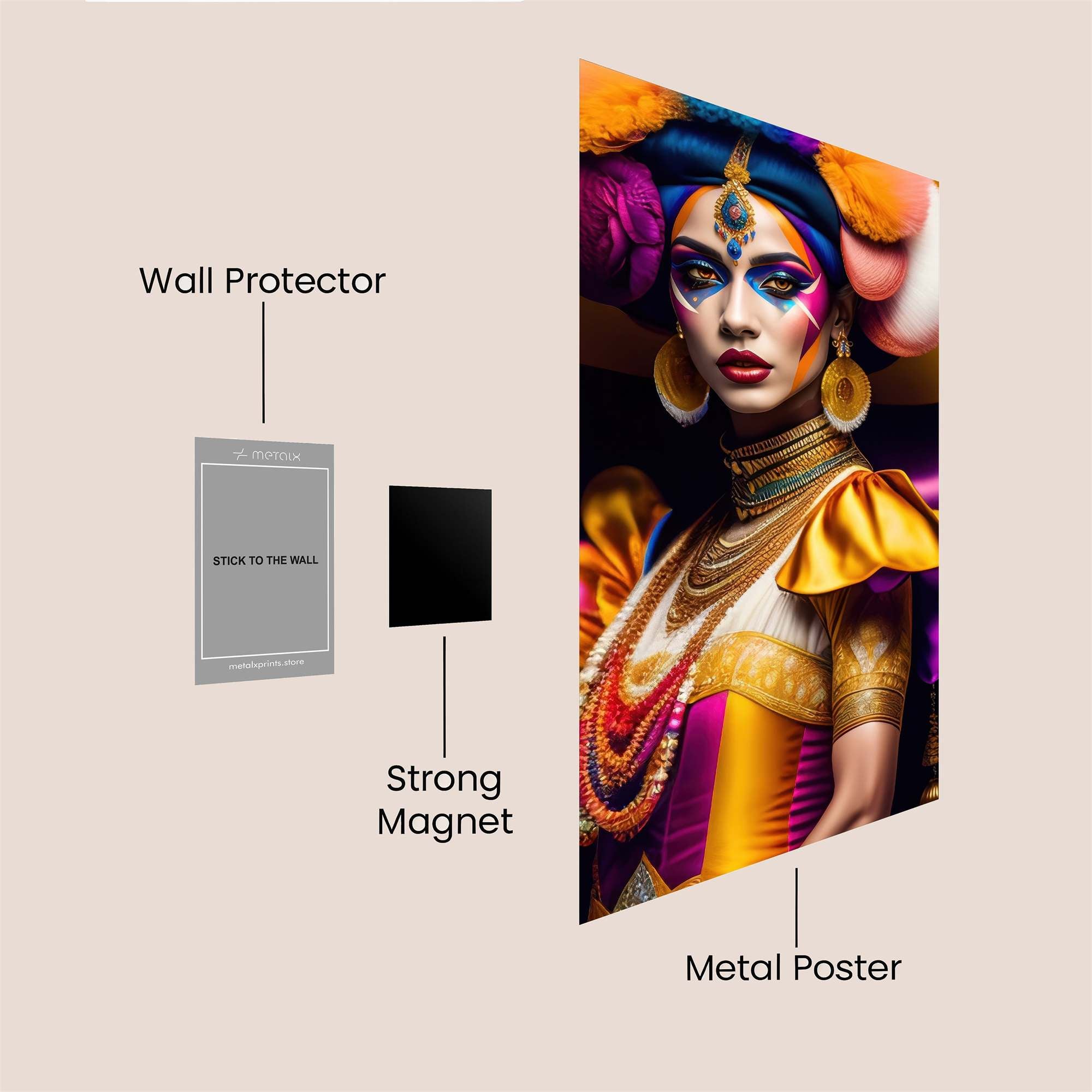 Carnival Extravaganza Safe Wall Magnetic / M