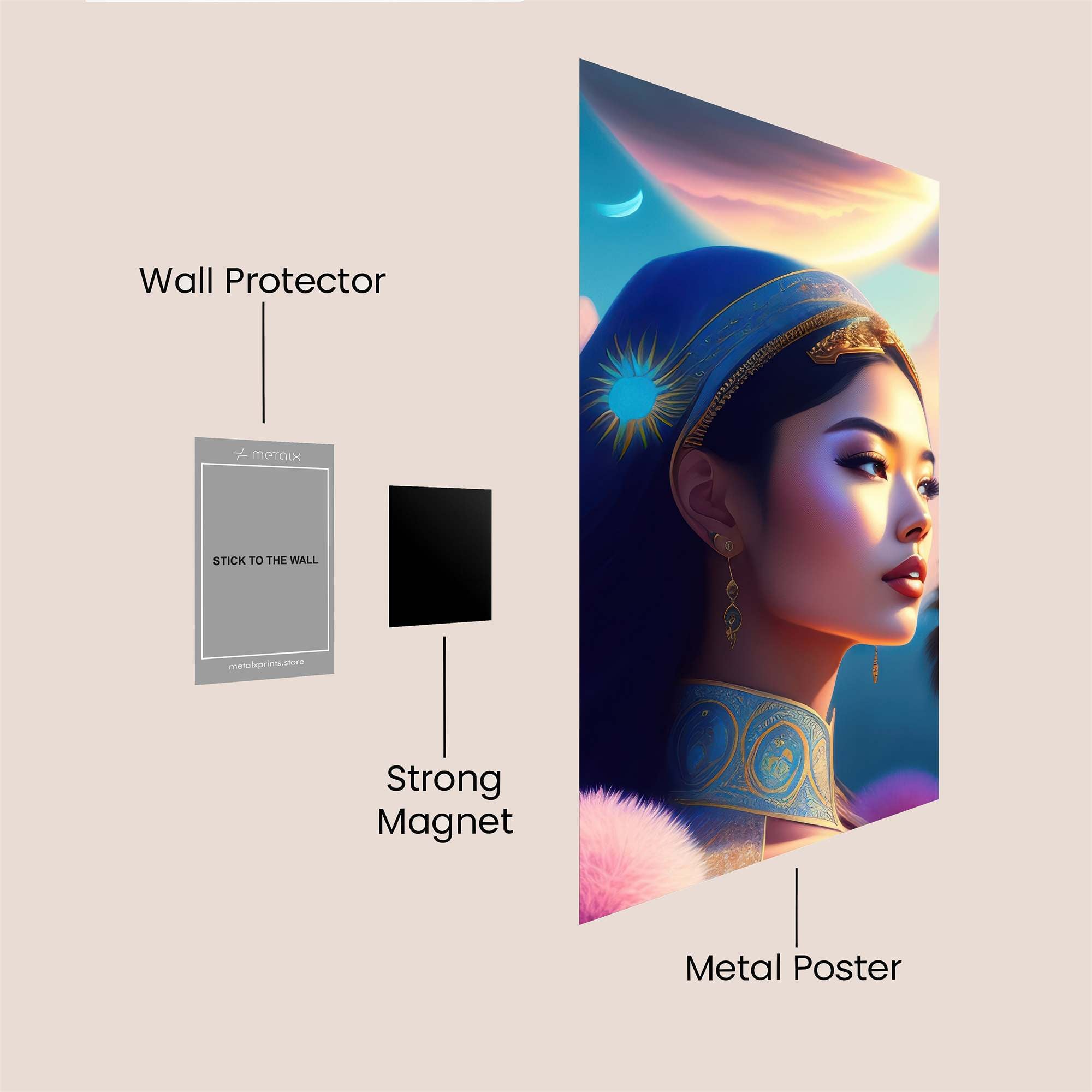 Princess Serene Safe Wall Magnetic / M
