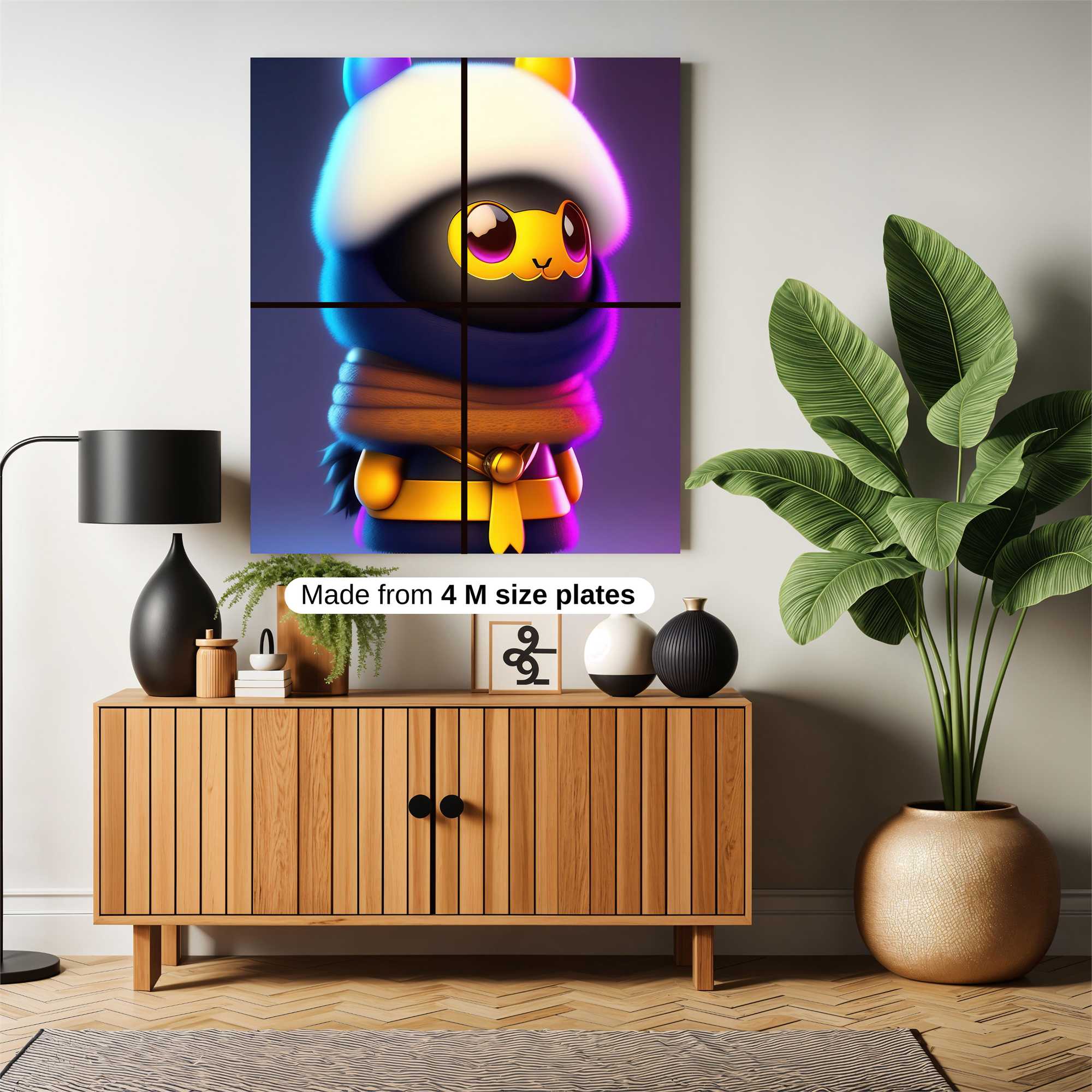 Ninja Whimsy Safe Wall Magnetic / M