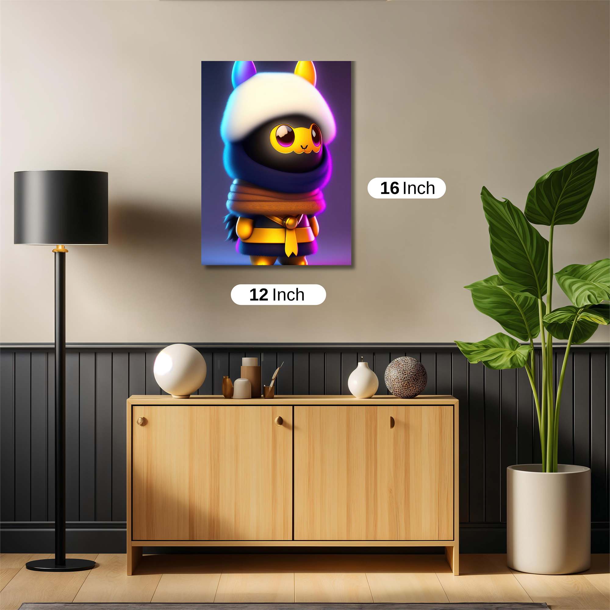 Ninja Whimsy Safe Wall Magnetic / M