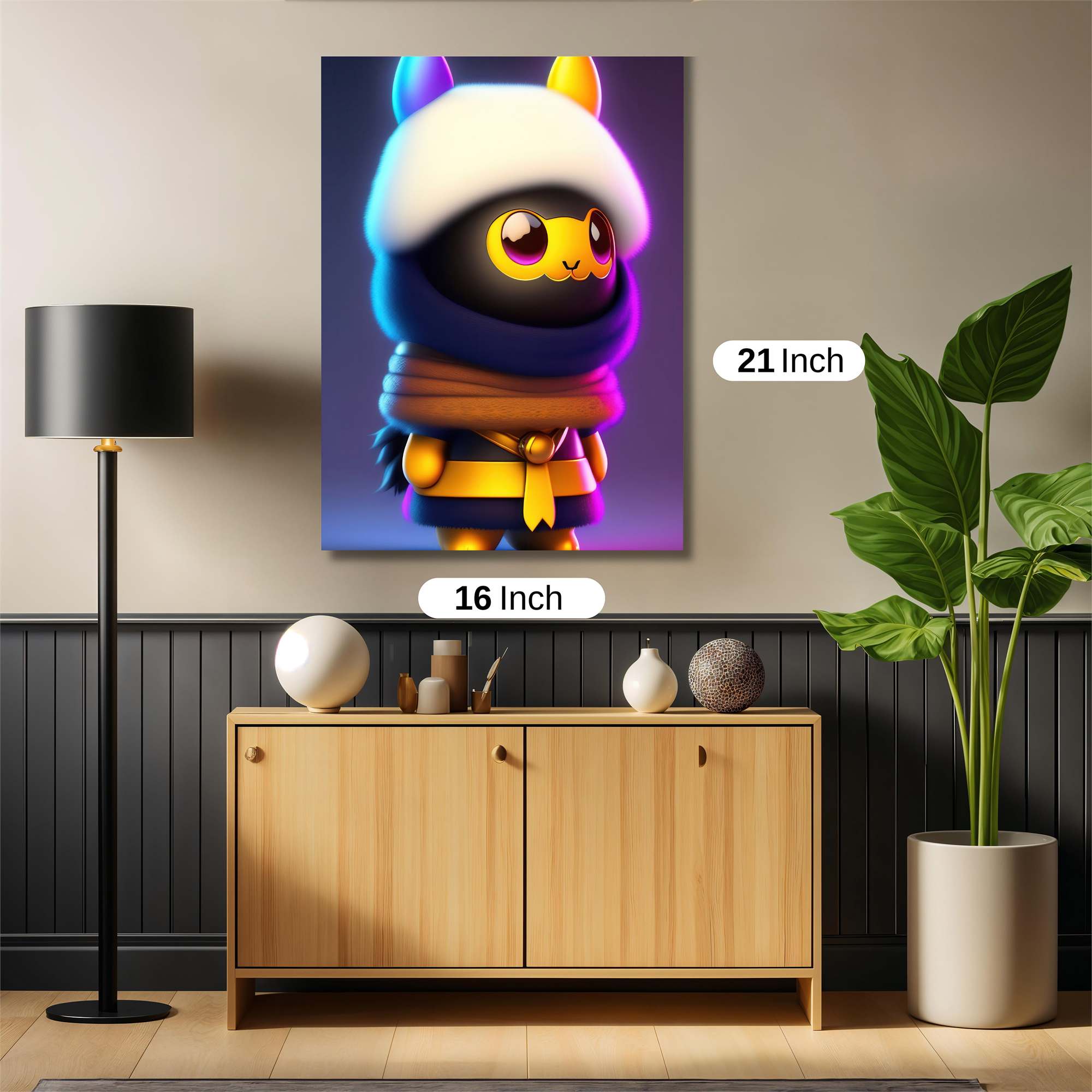 Ninja Whimsy Safe Wall Magnetic / M