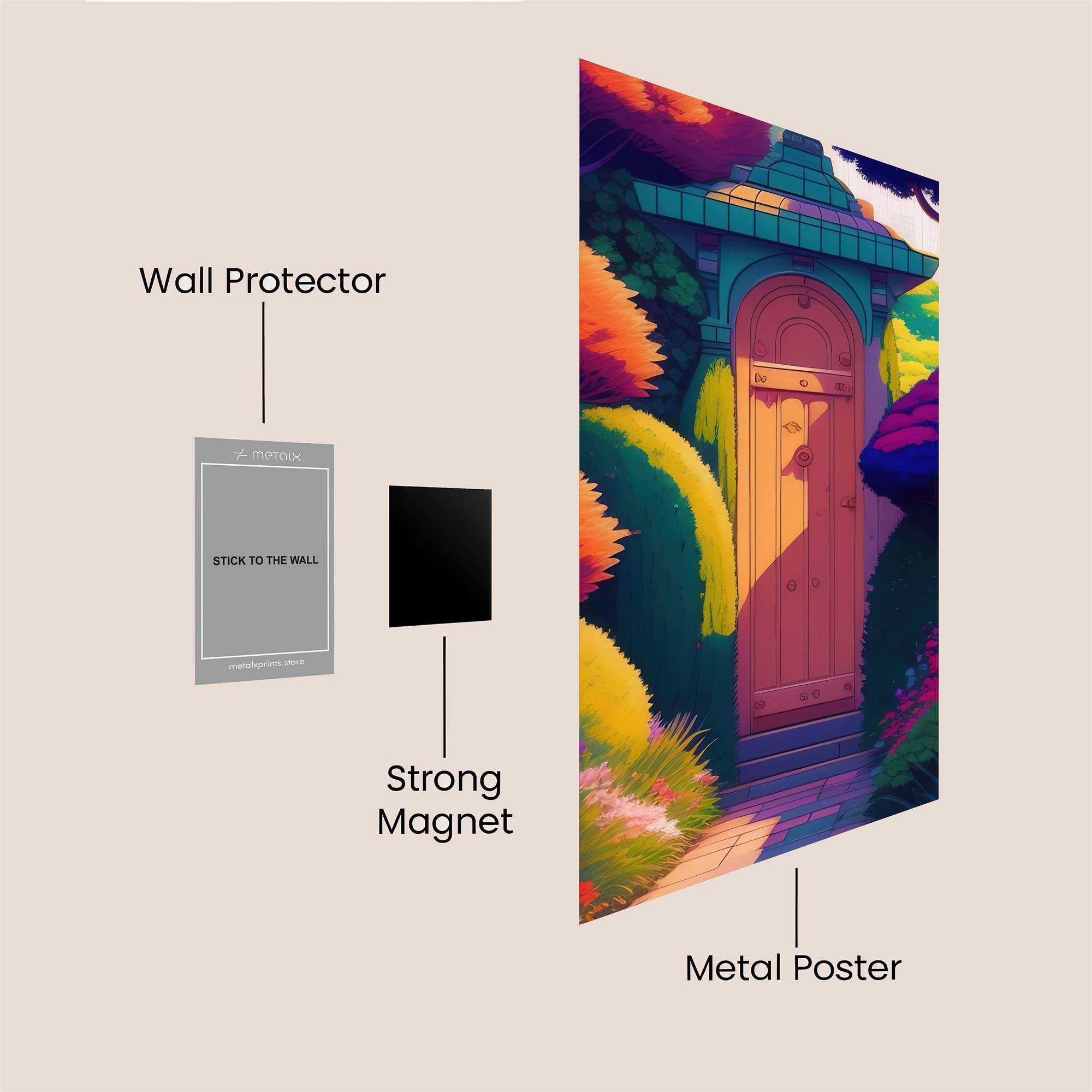 Garden Whisper Safe Wall Magnetic / M