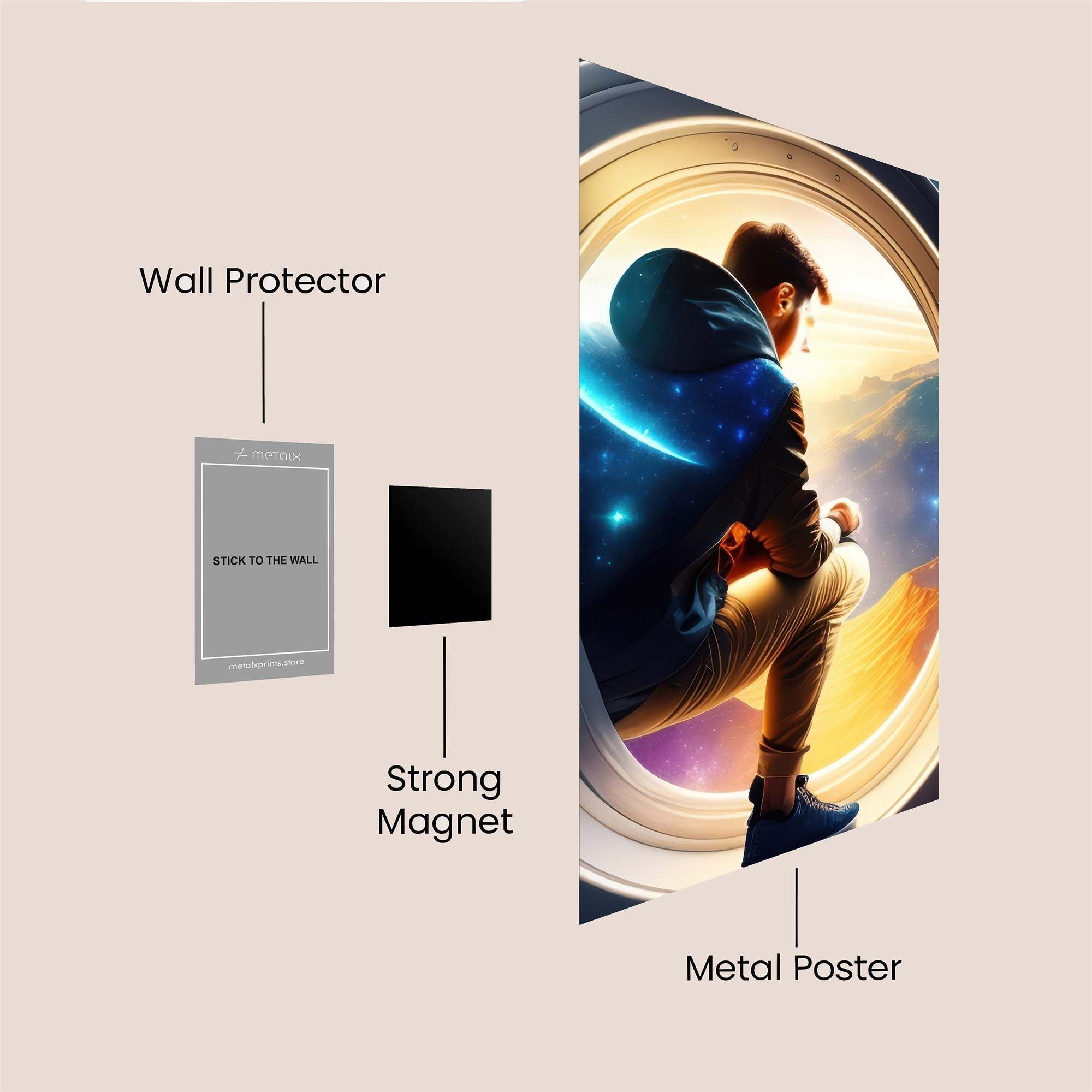 Galactic Wonder Safe Wall Magnetic / M