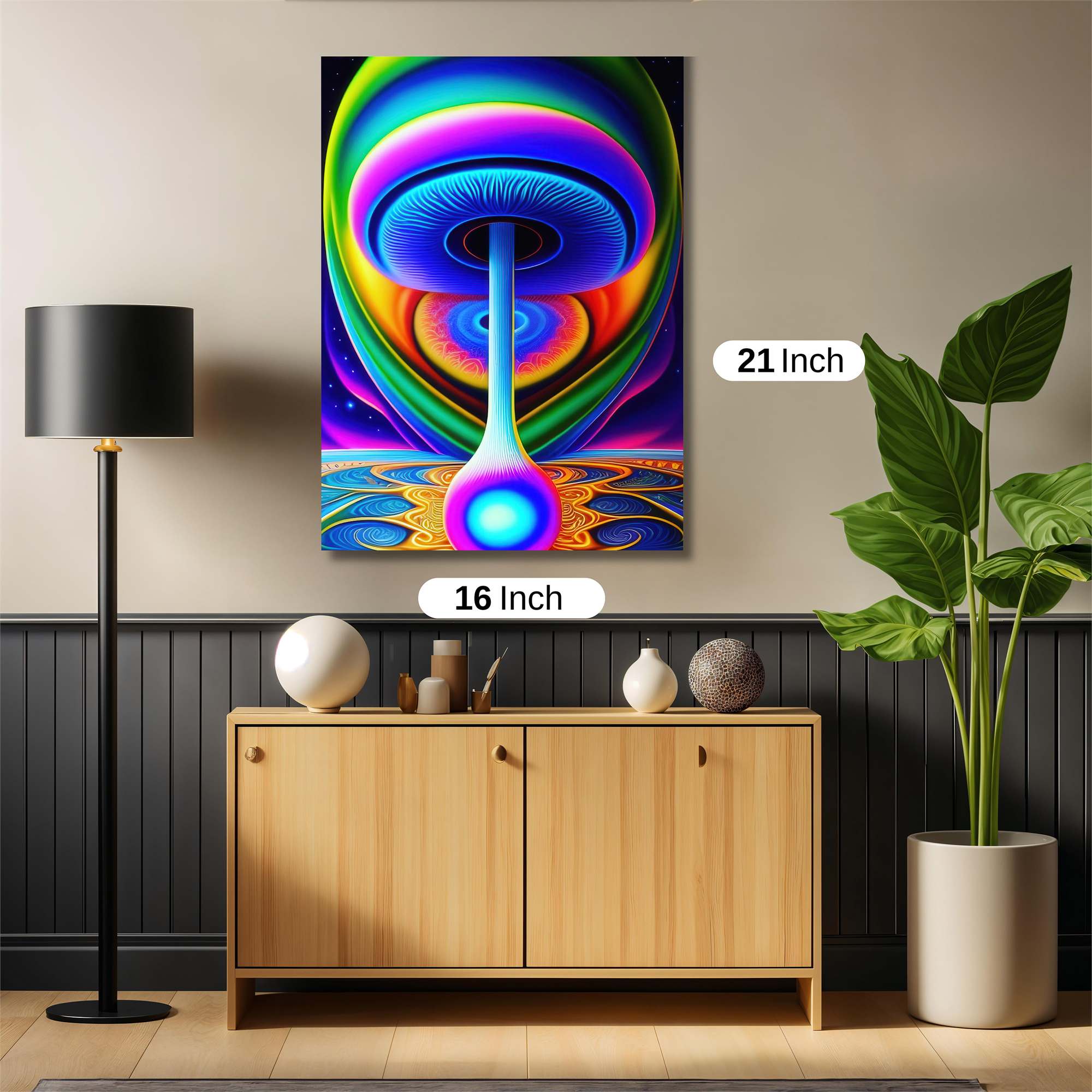Psychedelic Dream Safe Wall Magnetic / M