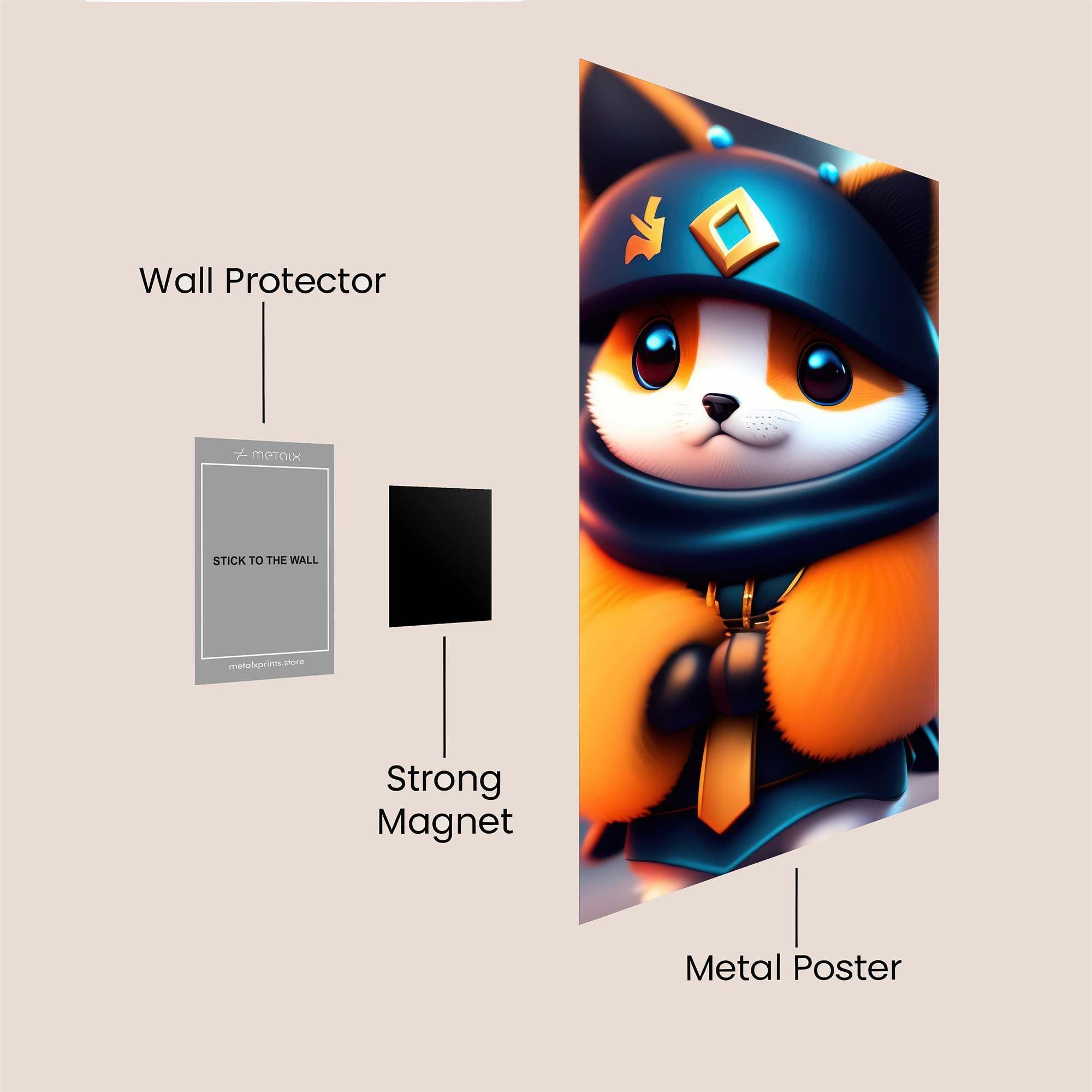 Samurai Serenity Safe Wall Magnetic / M