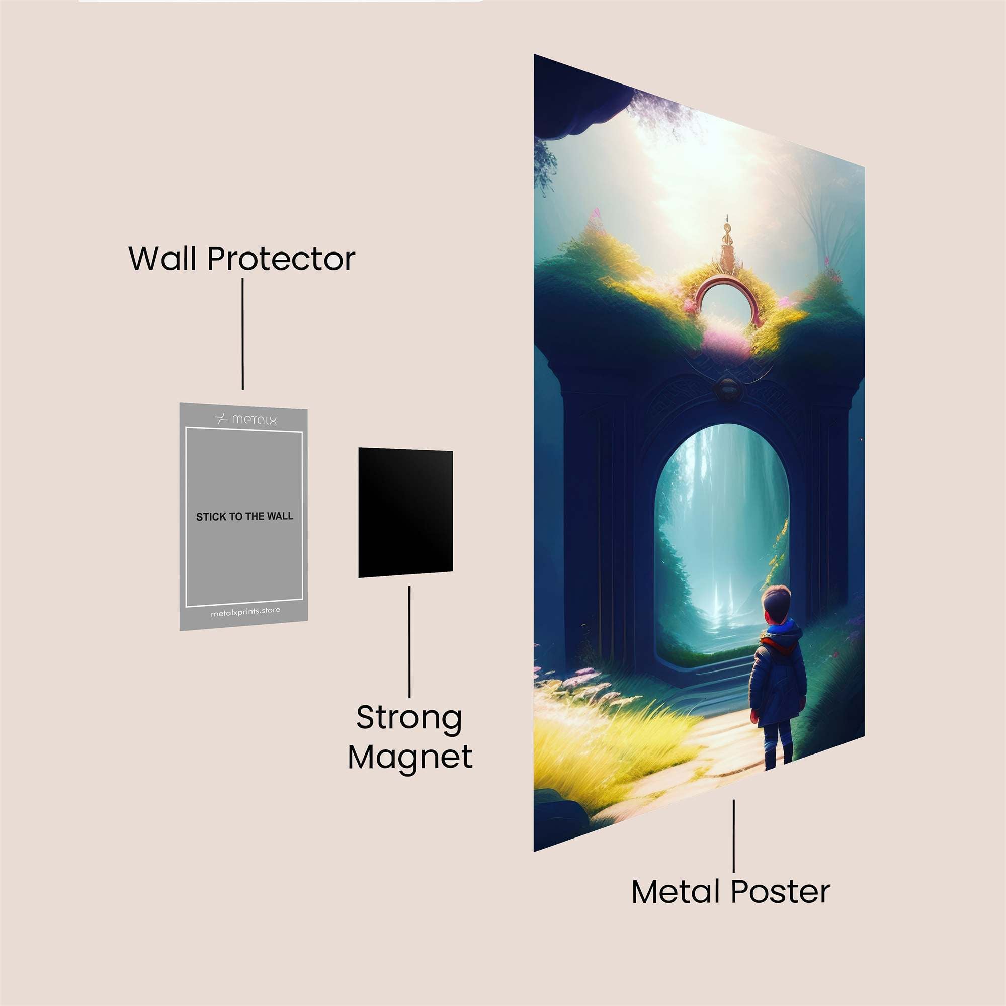 Mystic Portal Safe Wall Magnetic / M