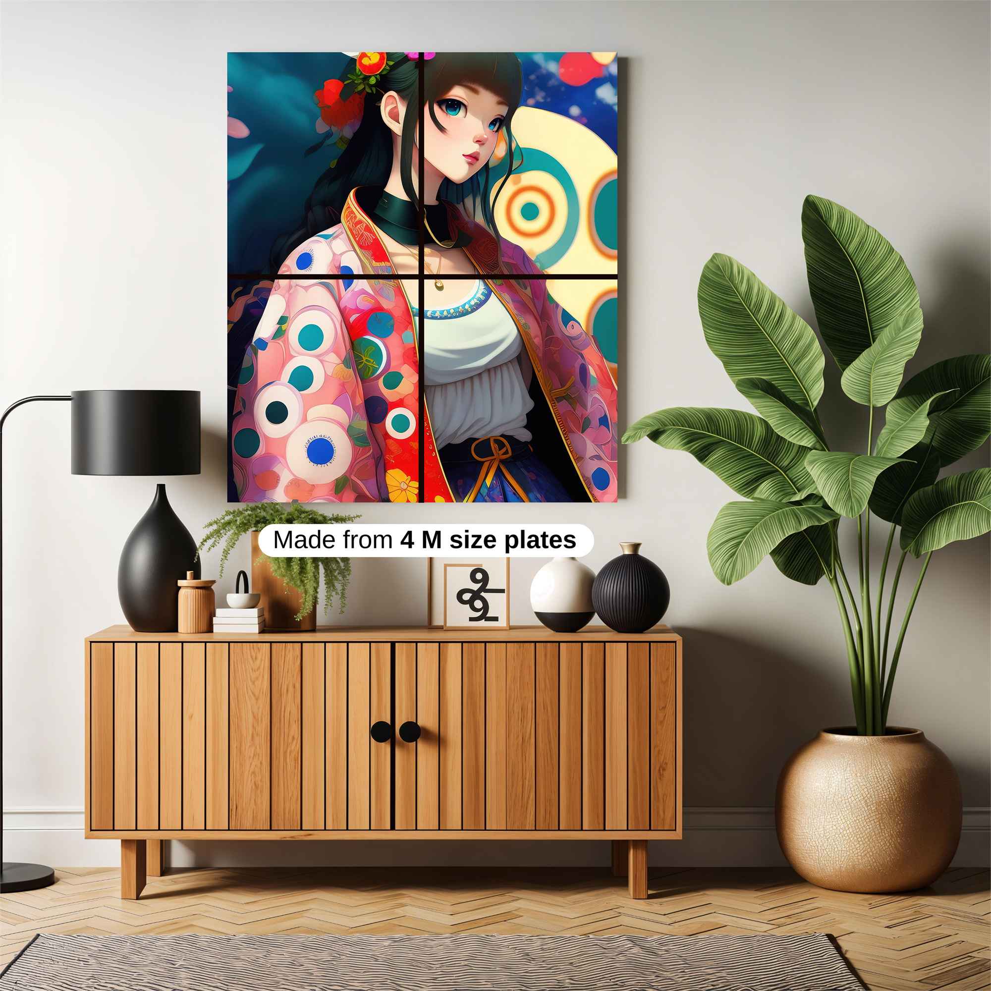 Floral Elegance Safe Wall Magnetic / M