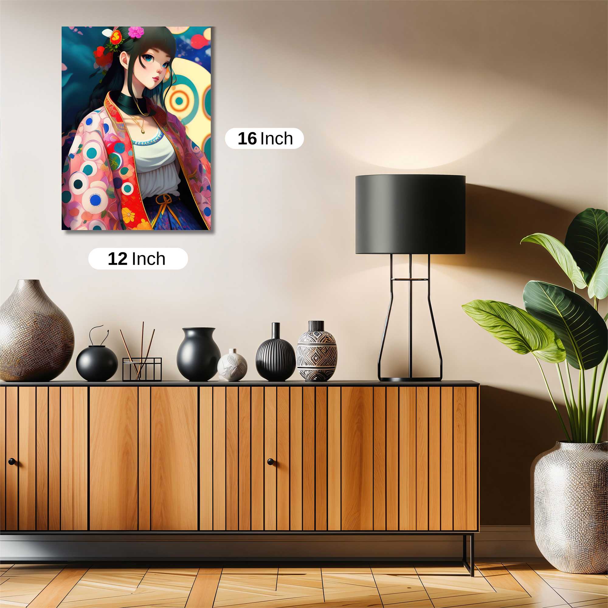 Floral Elegance Safe Wall Magnetic / M