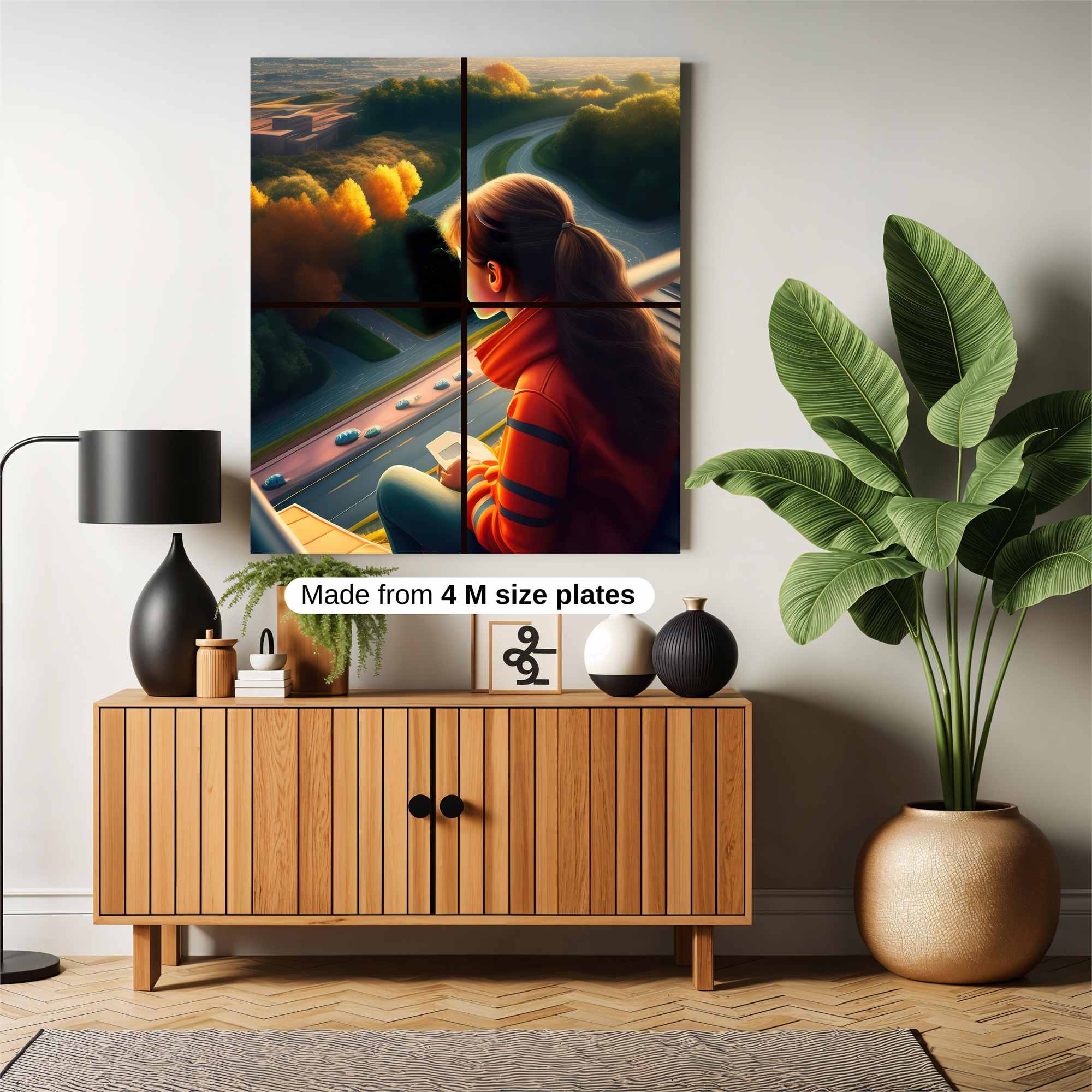 Sunset Serenity Safe Wall Magnetic / M