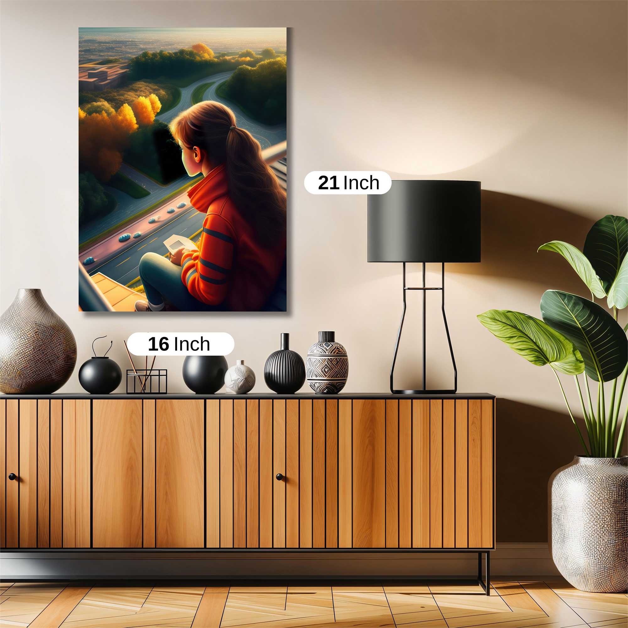 Sunset Serenity Safe Wall Magnetic / M