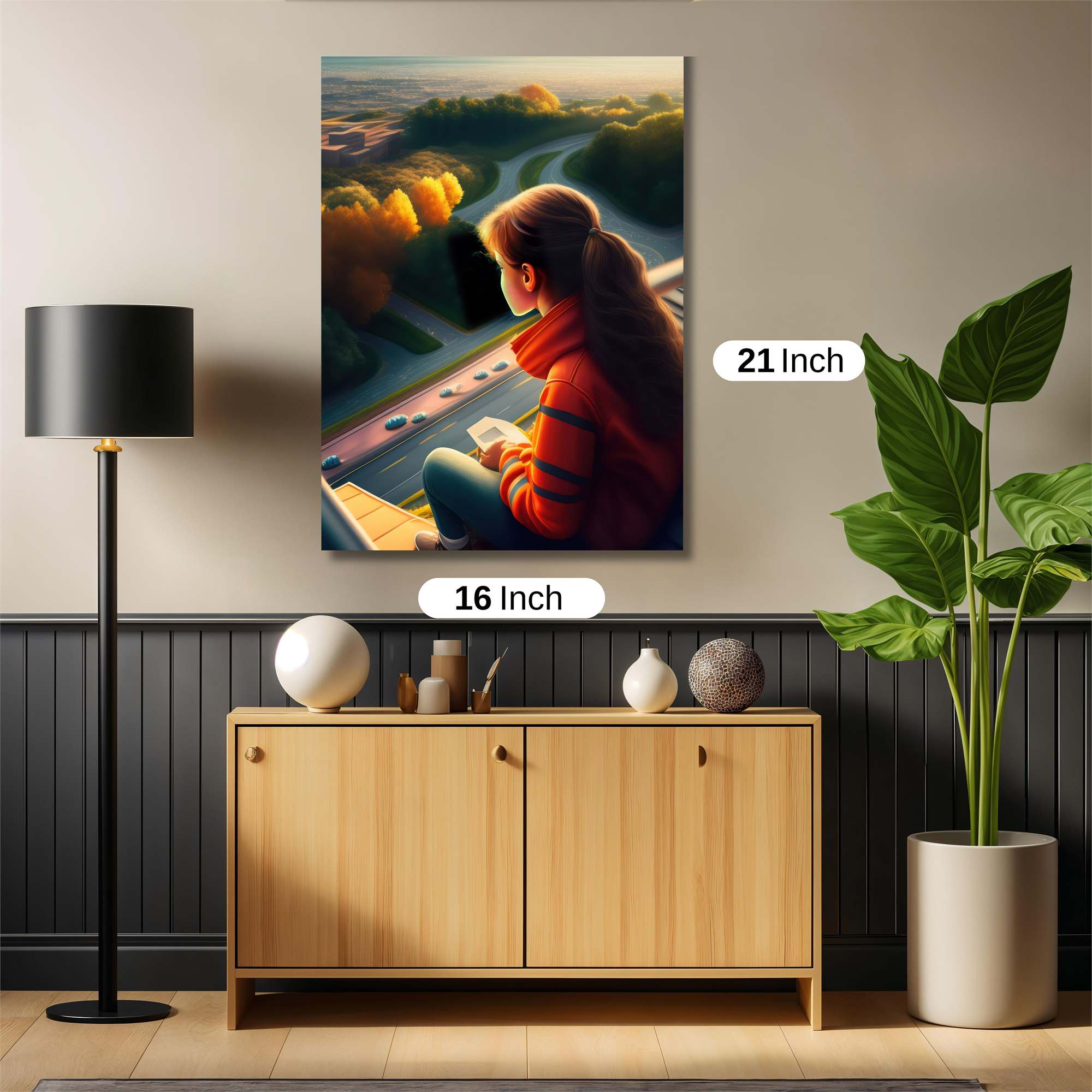 Sunset Serenity Safe Wall Magnetic / M