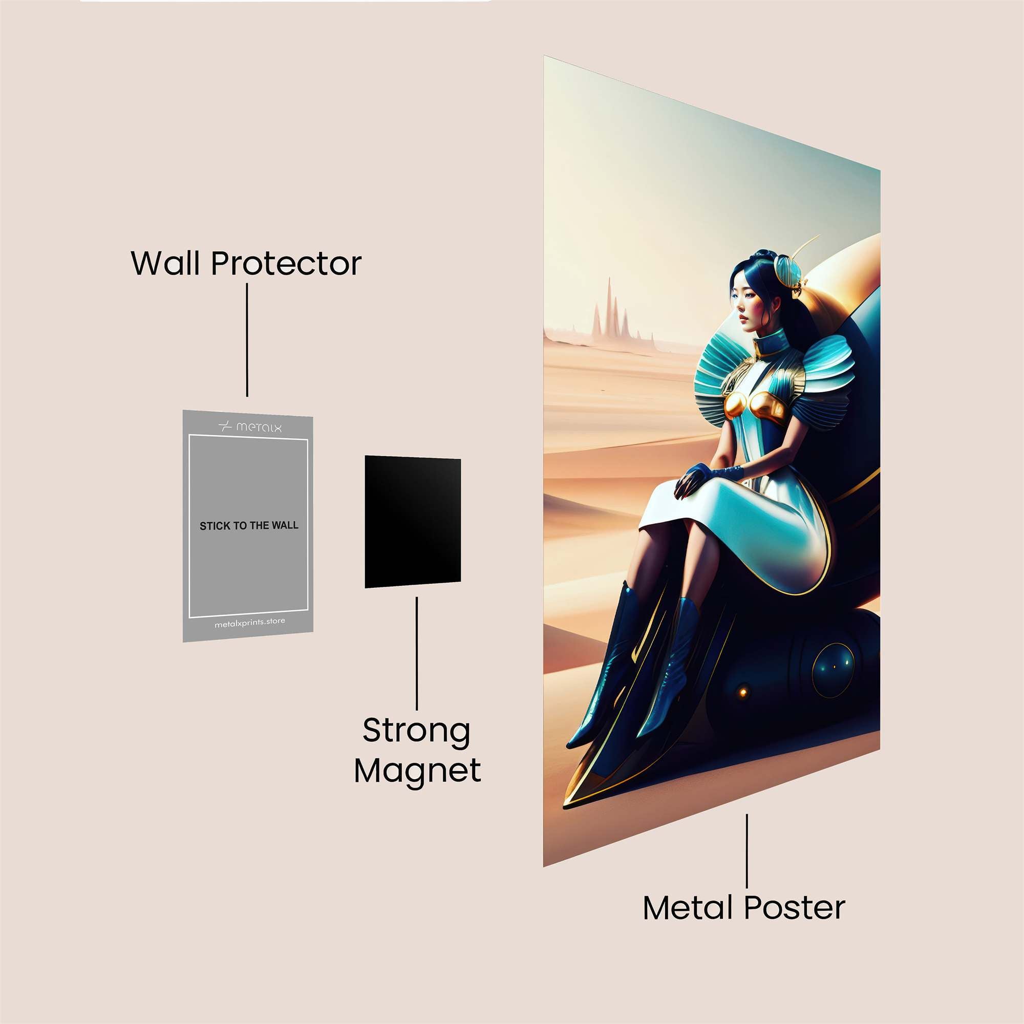 Desert Empress Safe Wall Magnetic / M