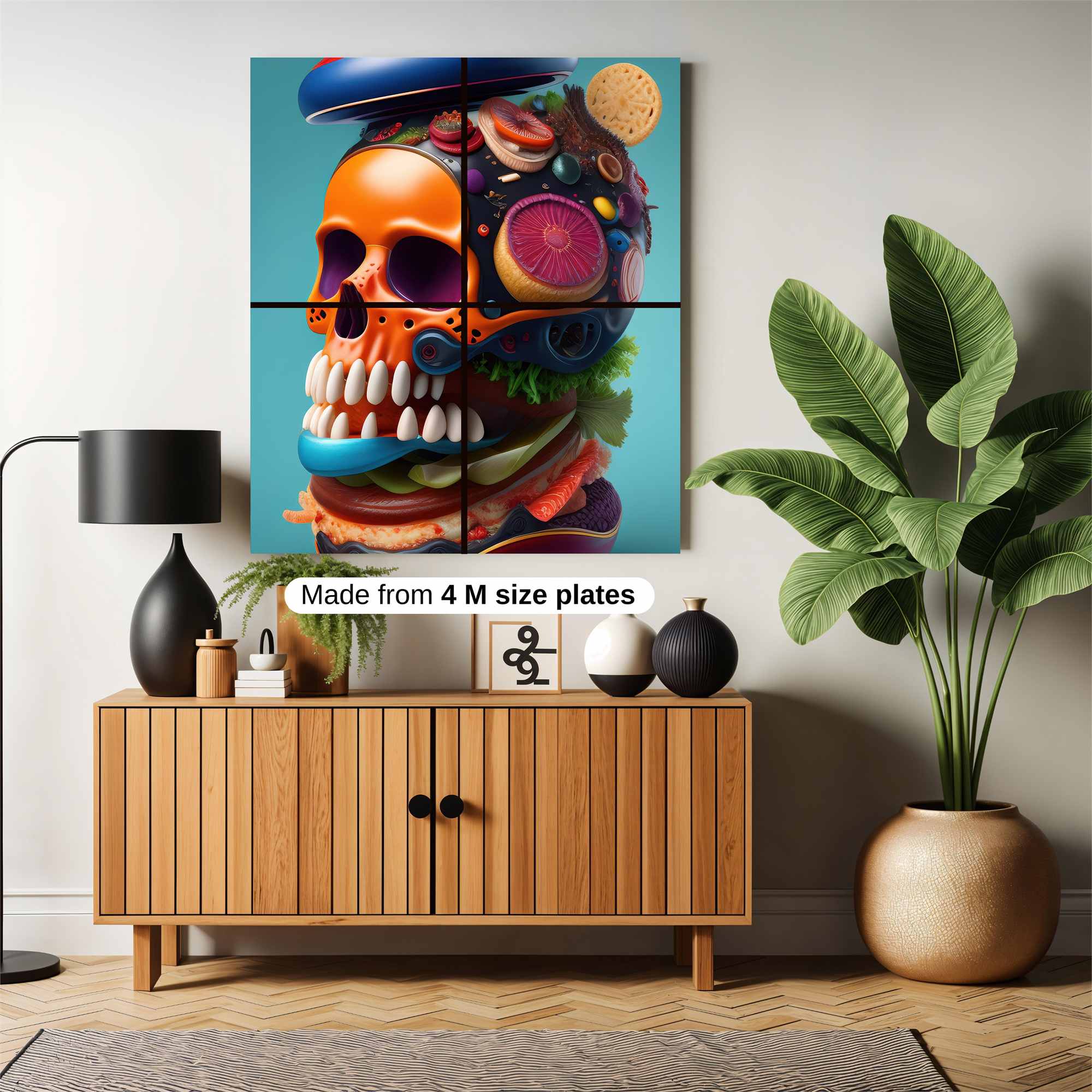 Skullicious Feast Safe Wall Magnetic / M