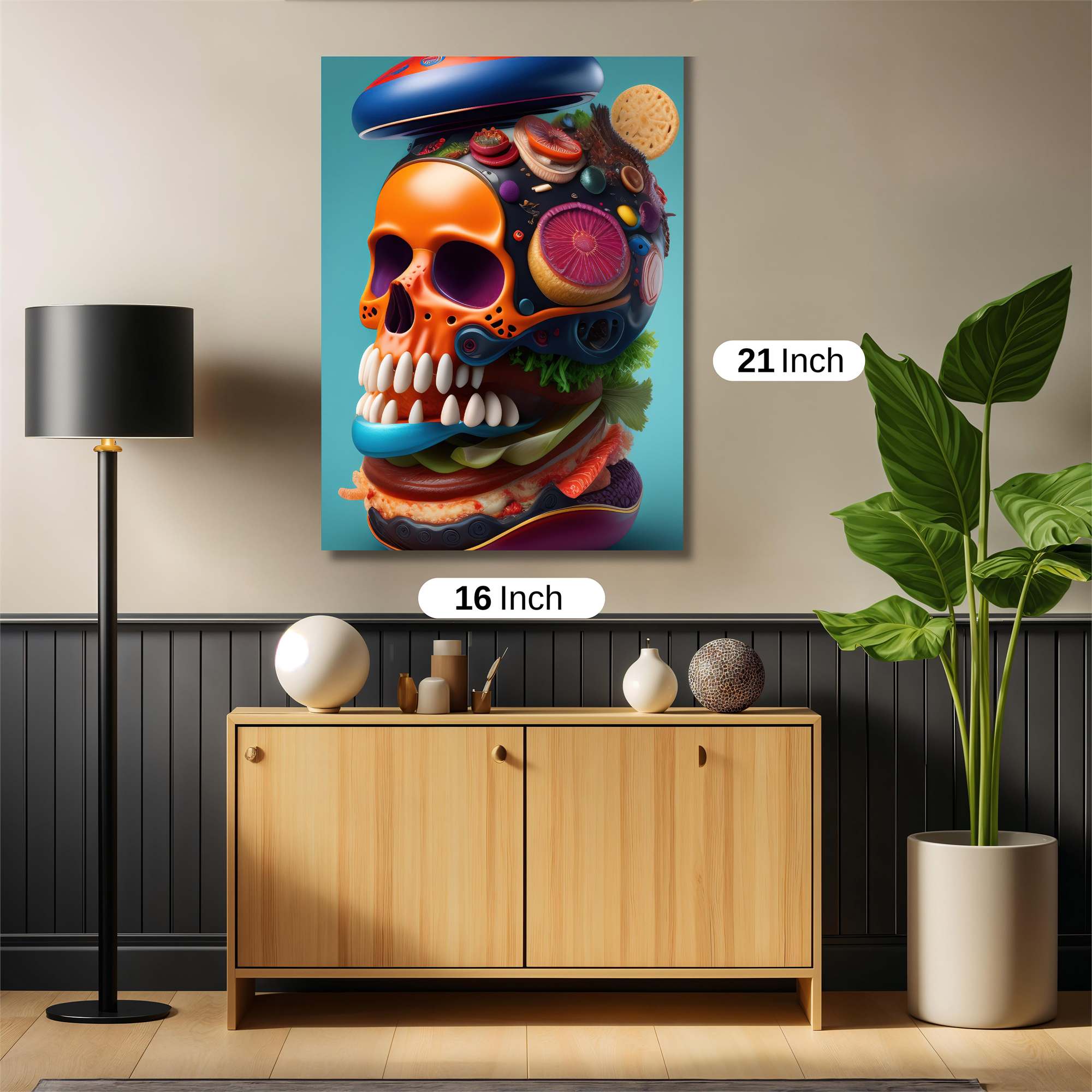 Skullicious Feast Safe Wall Magnetic / M