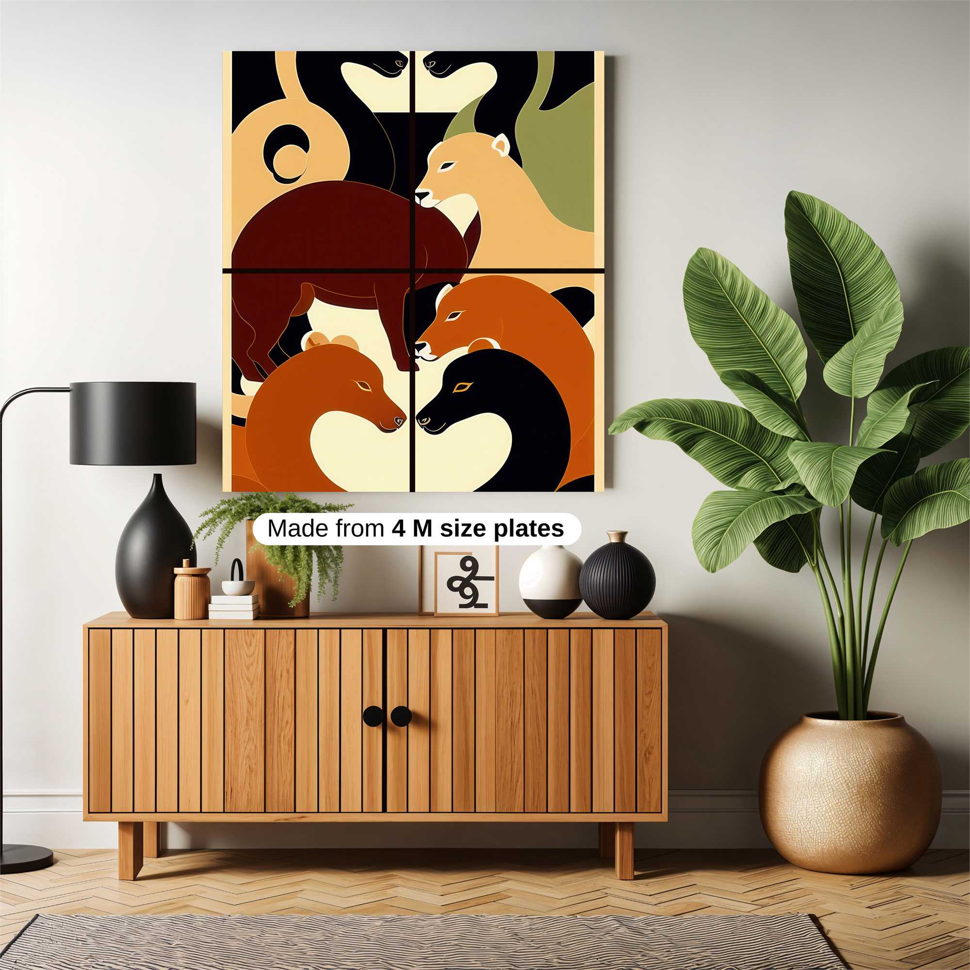 Animal Harmony Safe Wall Magnetic / M