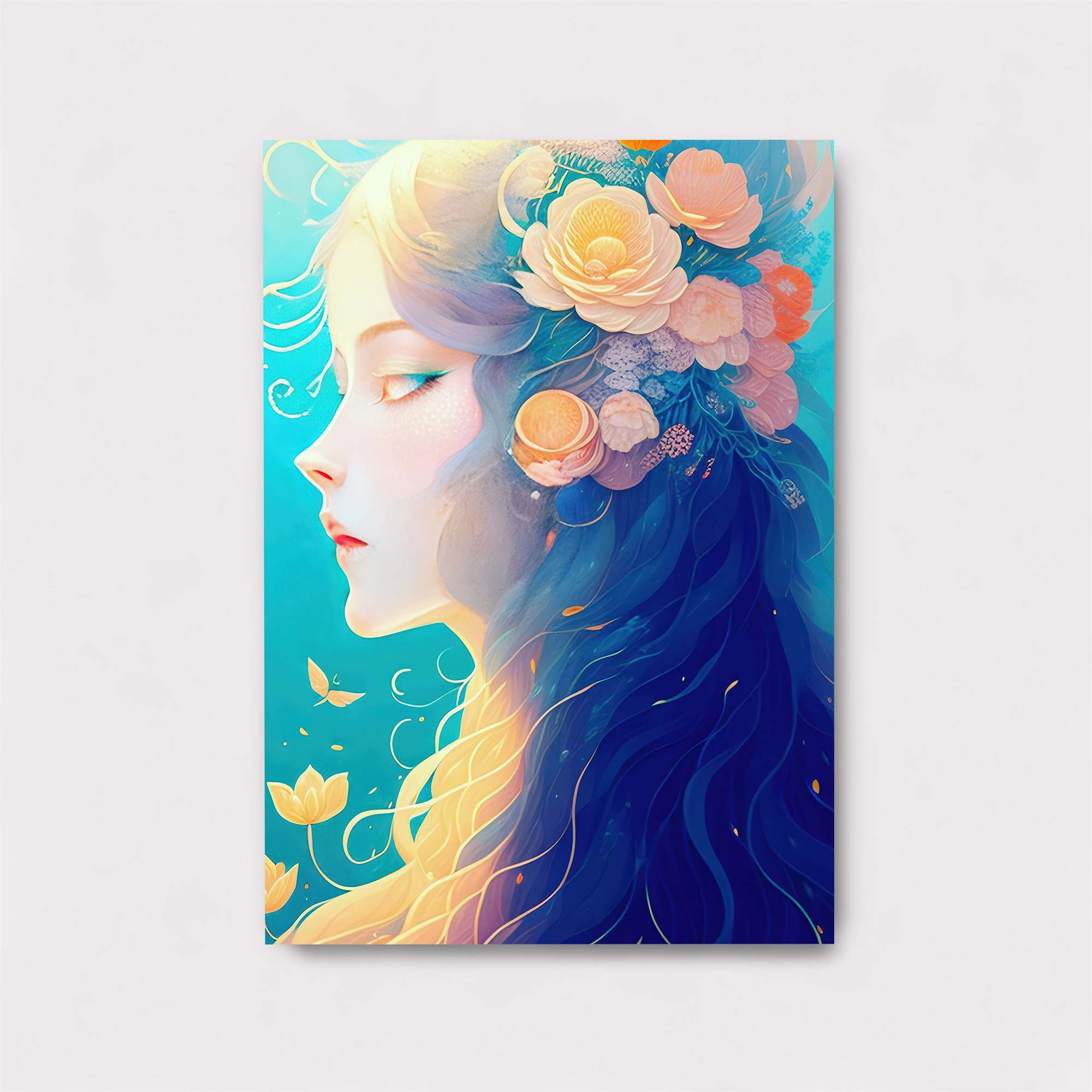 Floral Serenity Safe Wall Magnetic / M