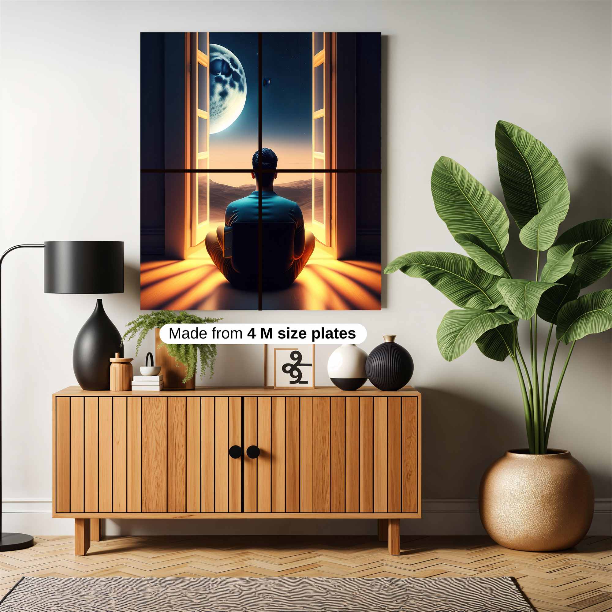 Moonlit Serenity Safe Wall Magnetic / M