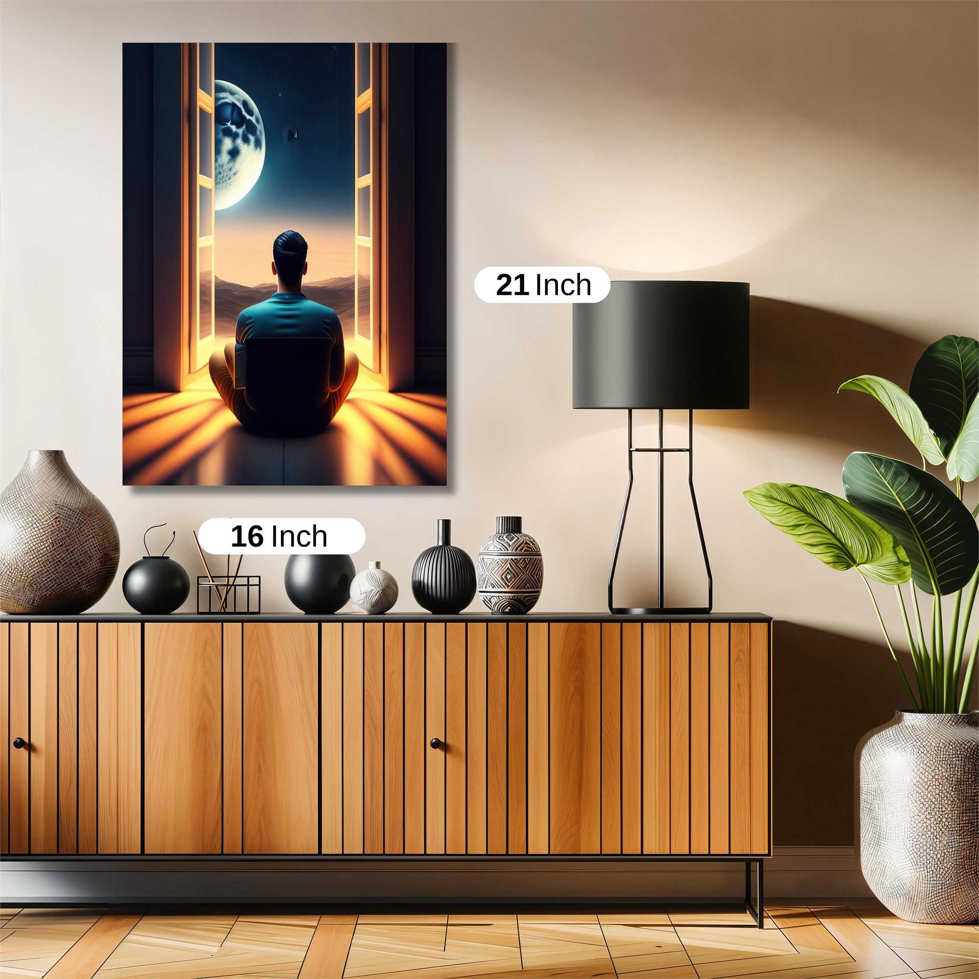 Moonlit Serenity Safe Wall Magnetic / M