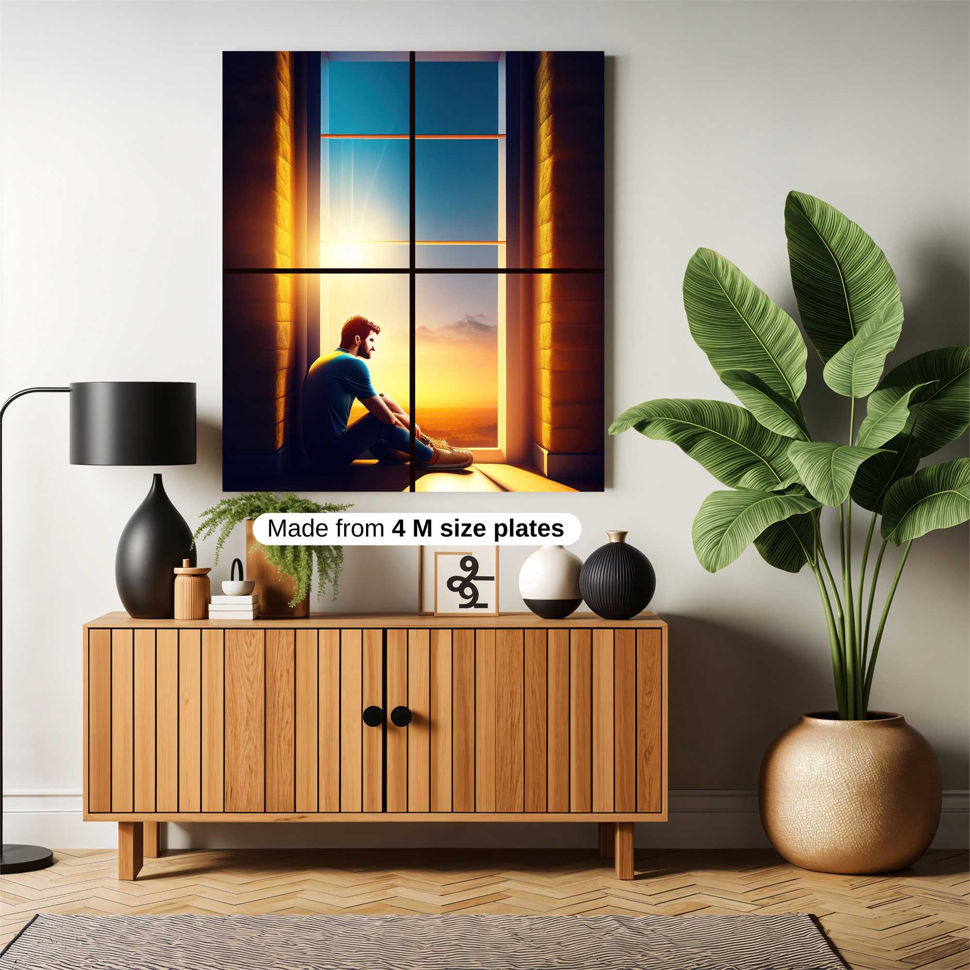 Sunset Solitude Safe Wall Magnetic / M
