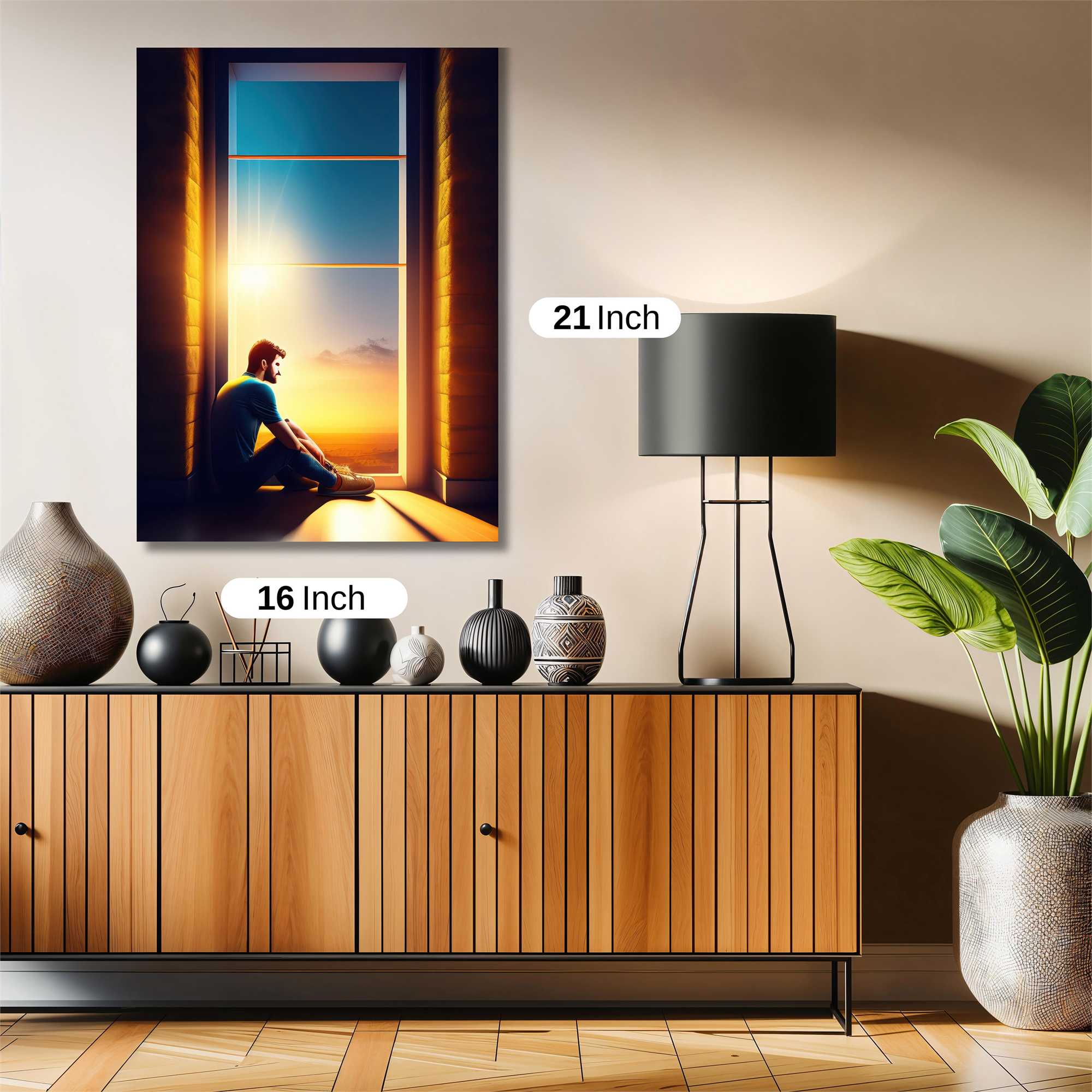 Sunset Solitude Safe Wall Magnetic / M