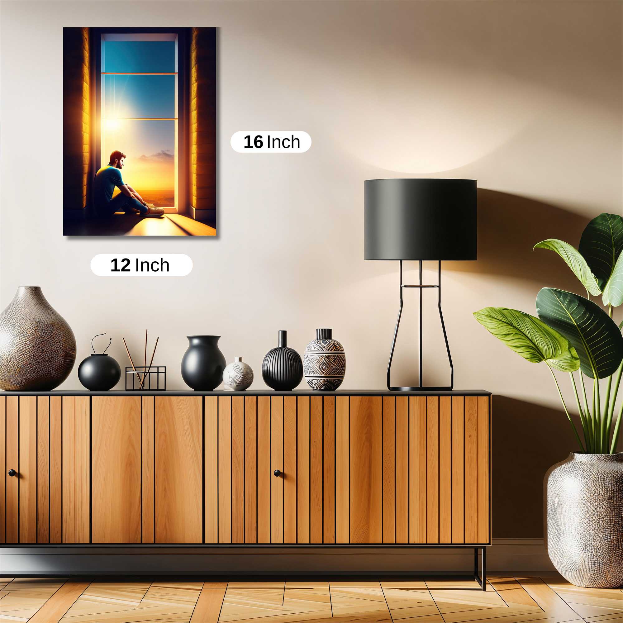 Sunset Solitude Safe Wall Magnetic / M