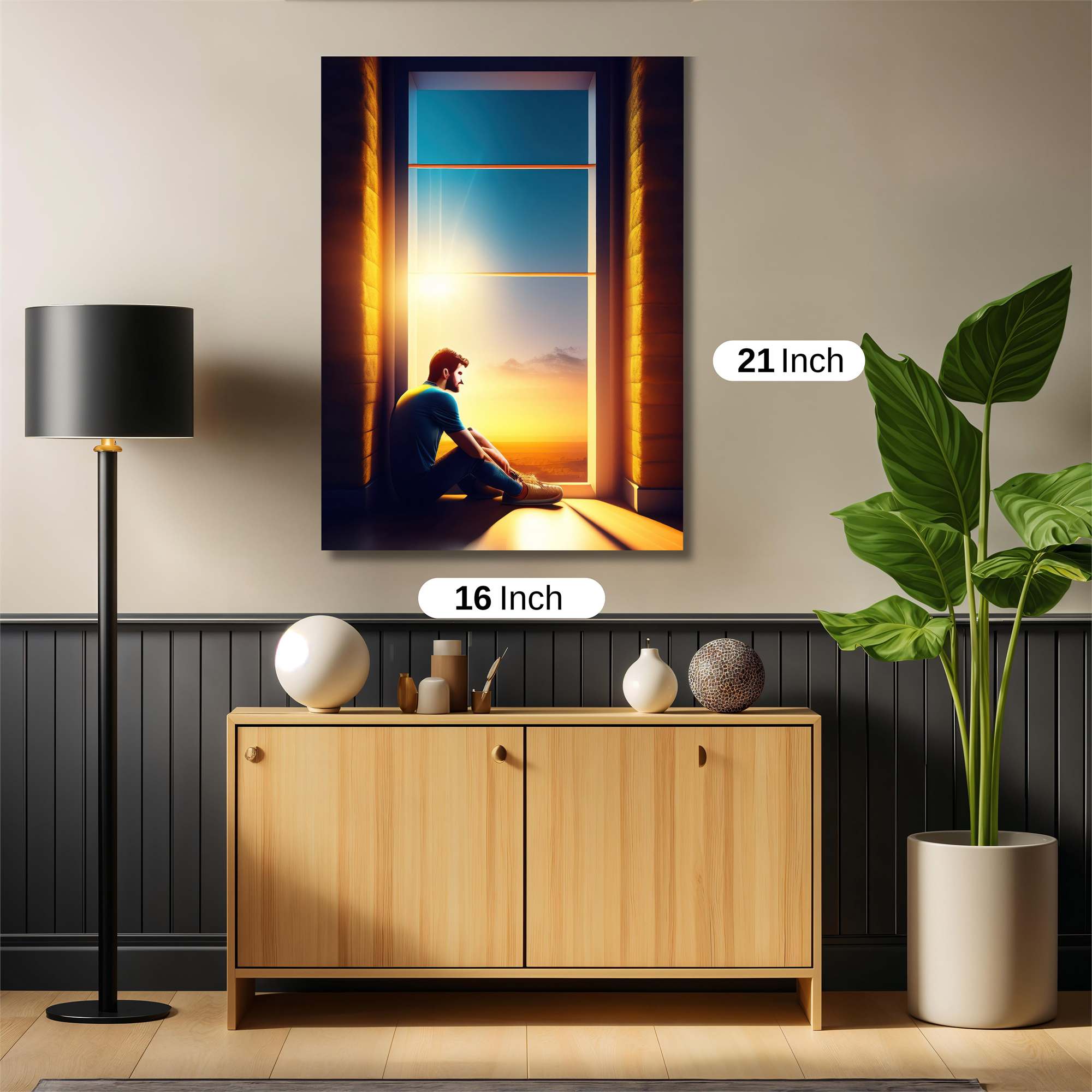 Sunset Solitude Safe Wall Magnetic / M