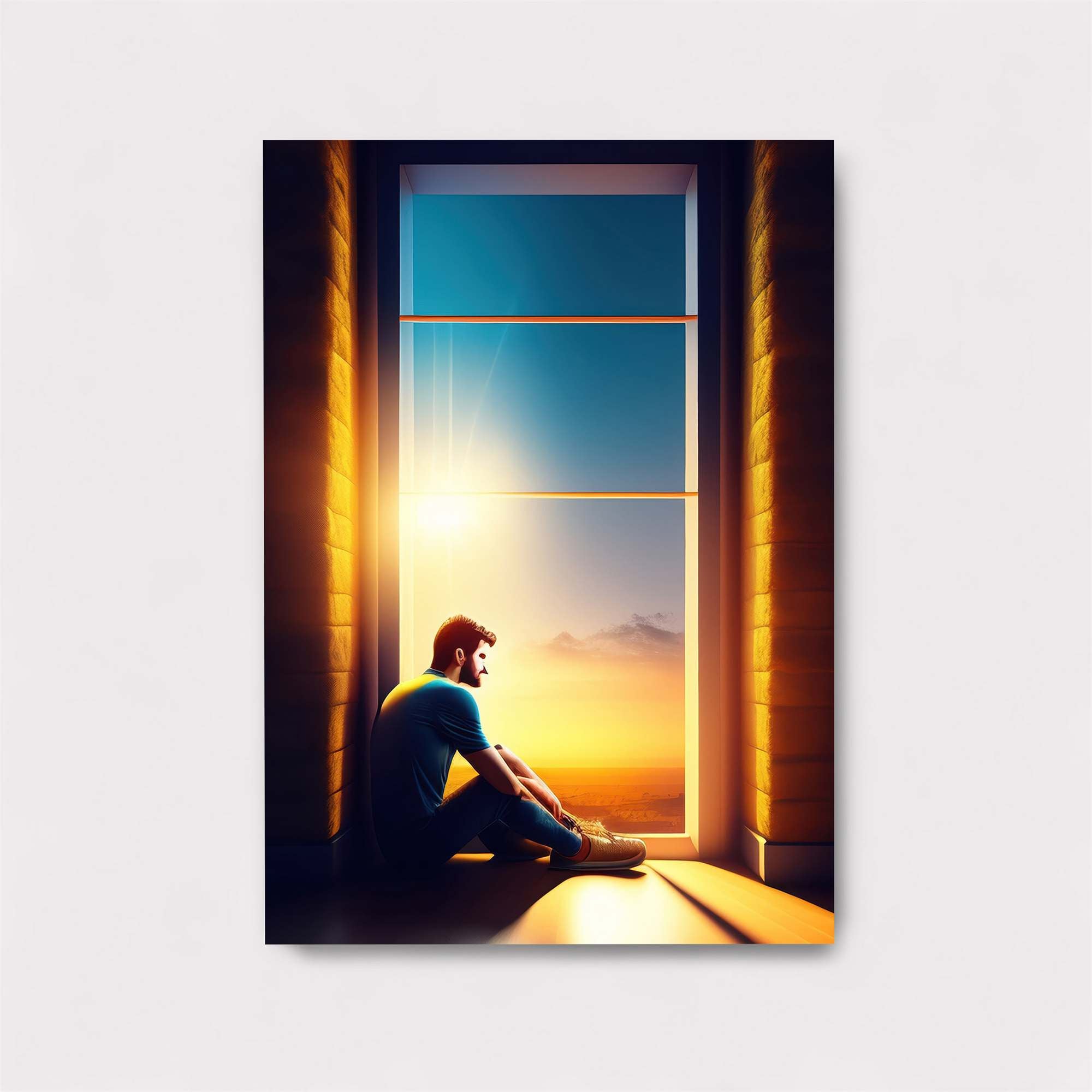 Sunset Solitude Safe Wall Magnetic / M