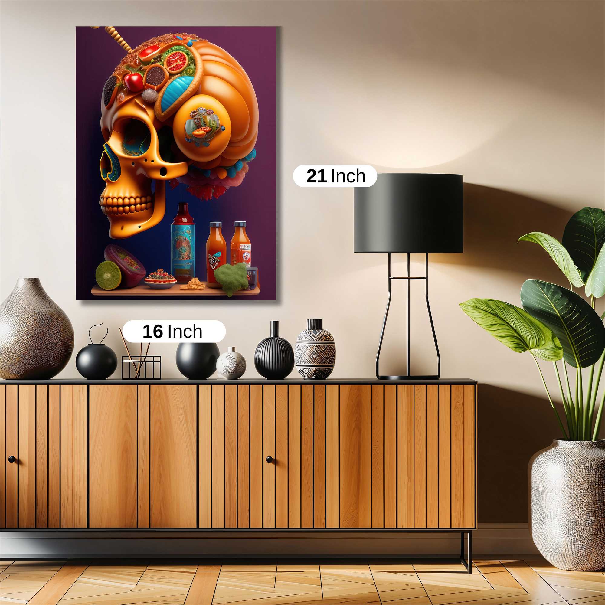 Skull Whimsy Safe Wall Magnetic / M