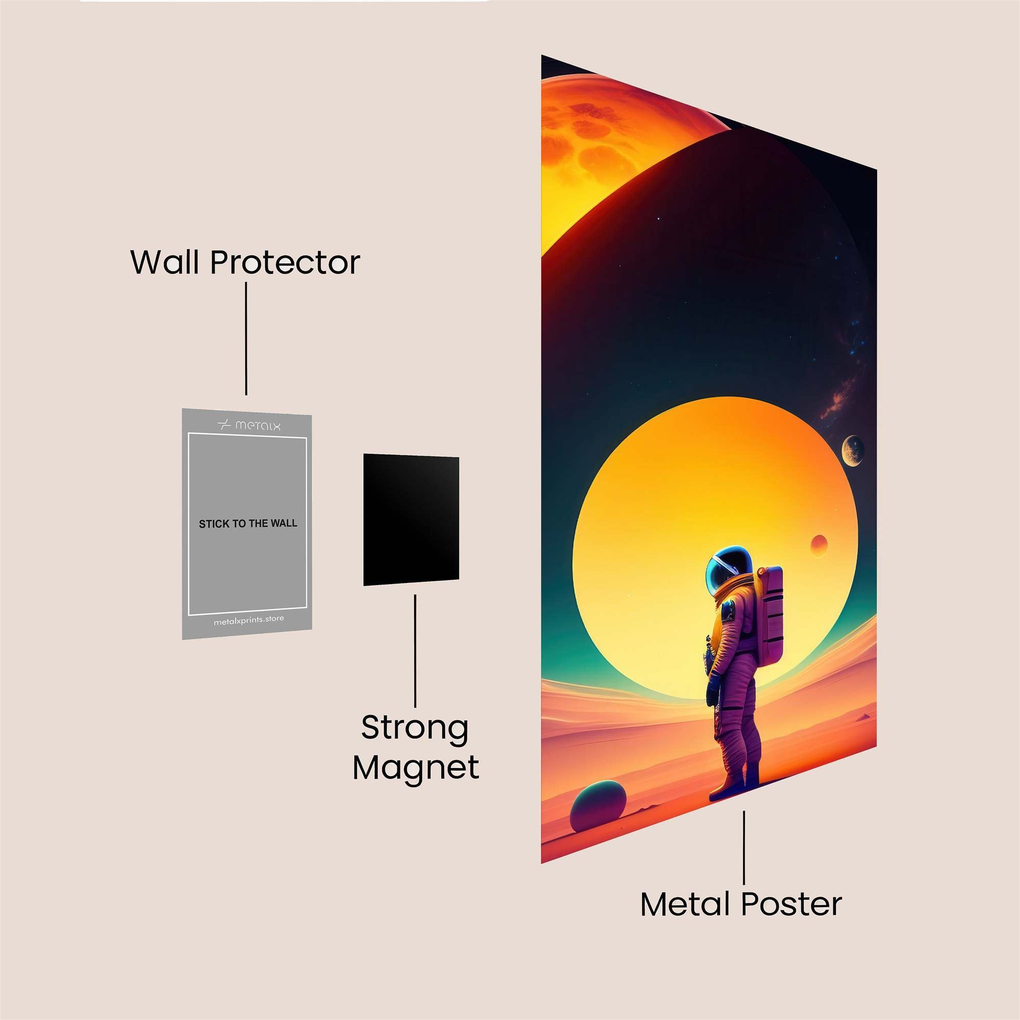Astronaut Serenity Safe Wall Magnetic / M